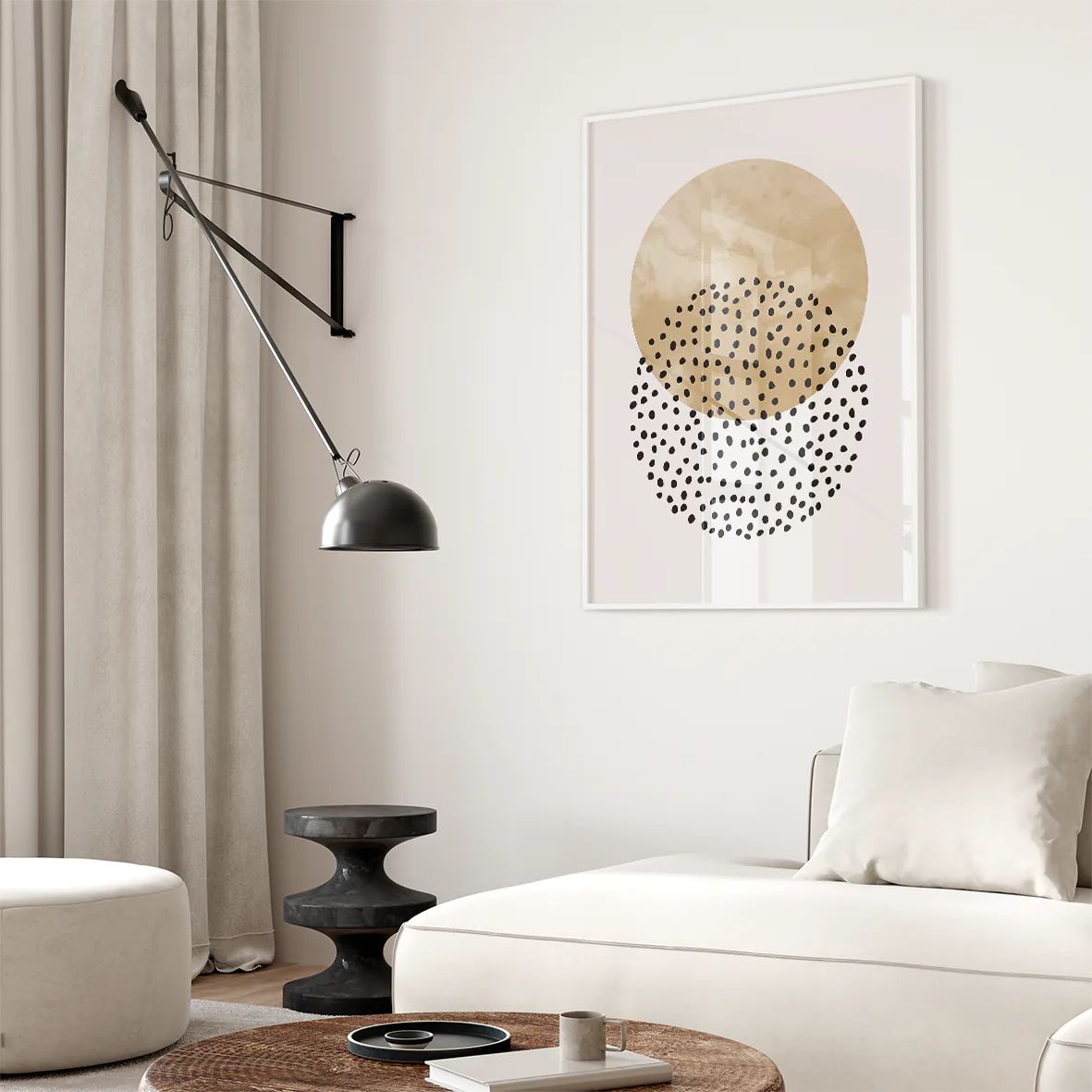 アートポスター ボーホー ボタニカル 線画 ナチュラルインテリア モダンアート 3枚セット