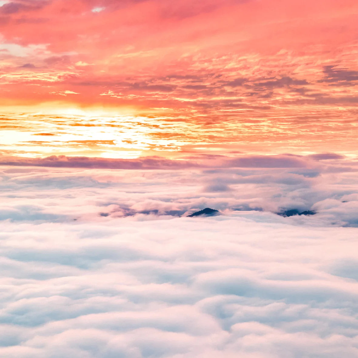 アートポスター 雲海サンライズ 山頂 風景 北欧デザイン モダンインテリア