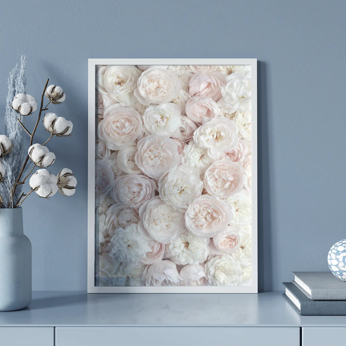 Elegant pastel rose wallpaper