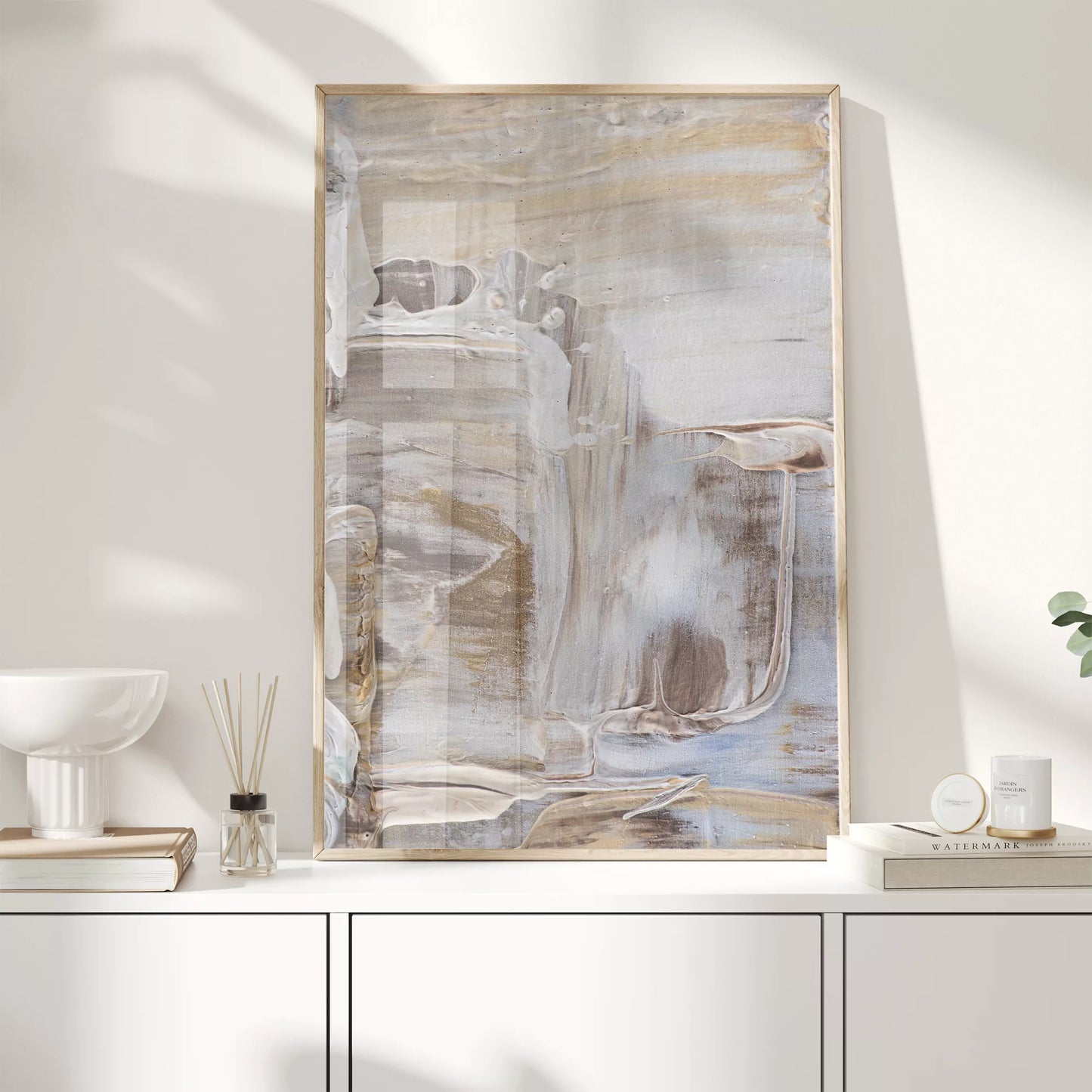 抽象画モダンアートニュートラルカラー壁掛け