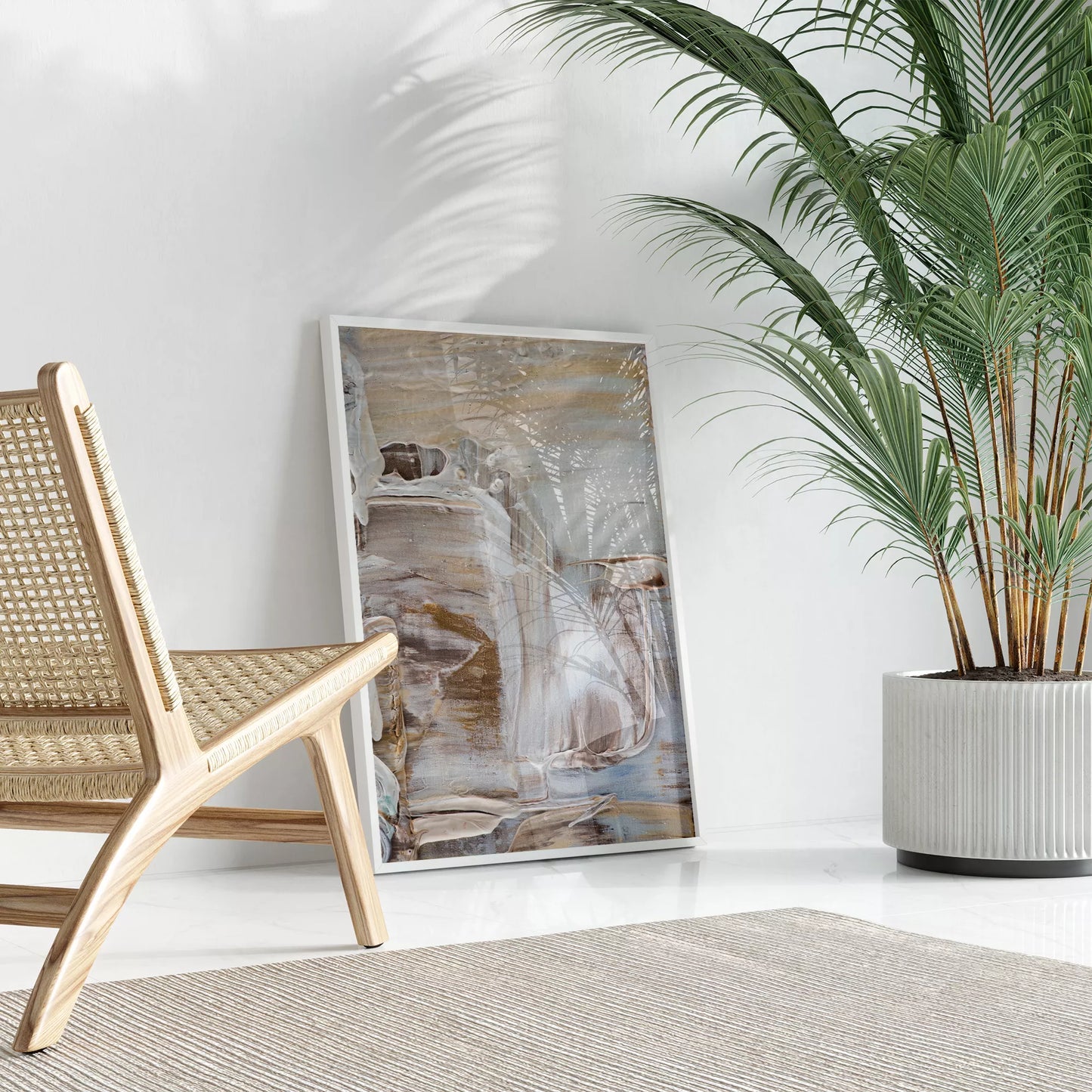 抽象画モダンアートニュートラルカラー壁掛け