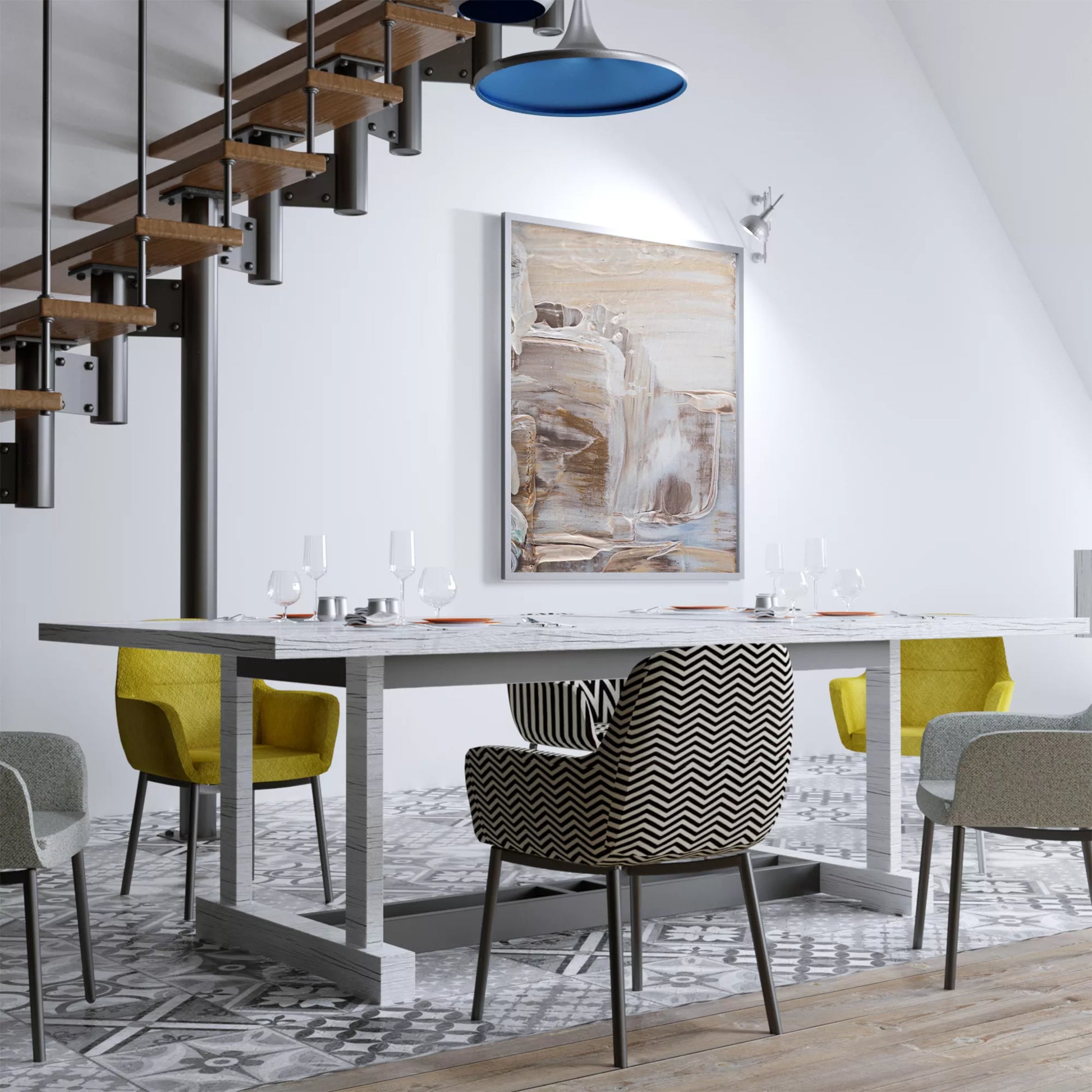 抽象画モダンアートニュートラルカラー壁掛け