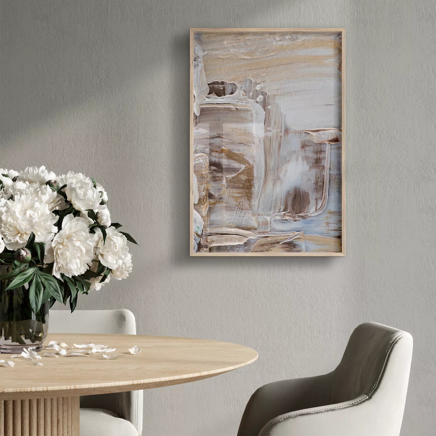 抽象画モダンアートニュートラルカラー壁掛け