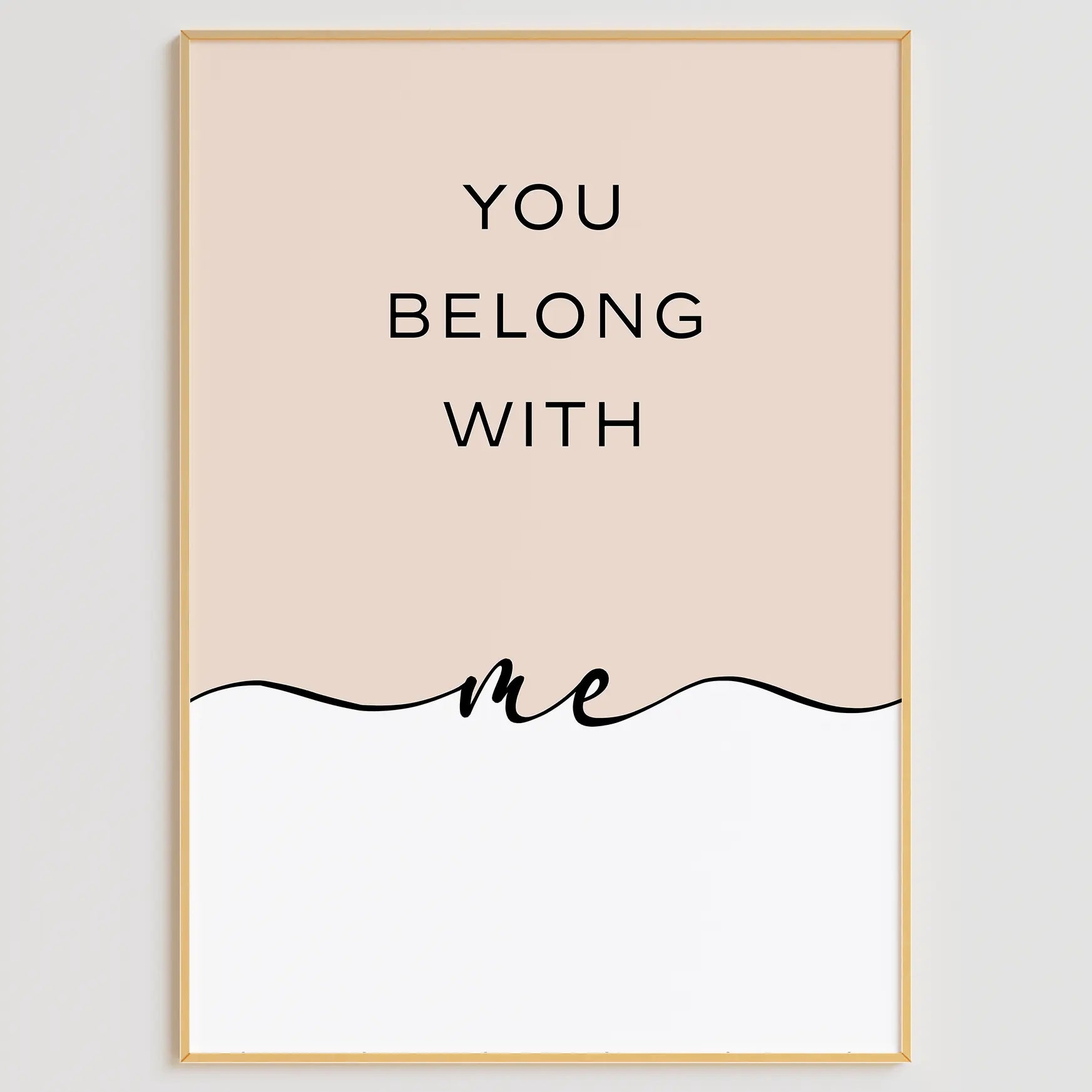 ブラックボタニカルとラブメッセージの北欧ミニマルアートポスター 3枚セット