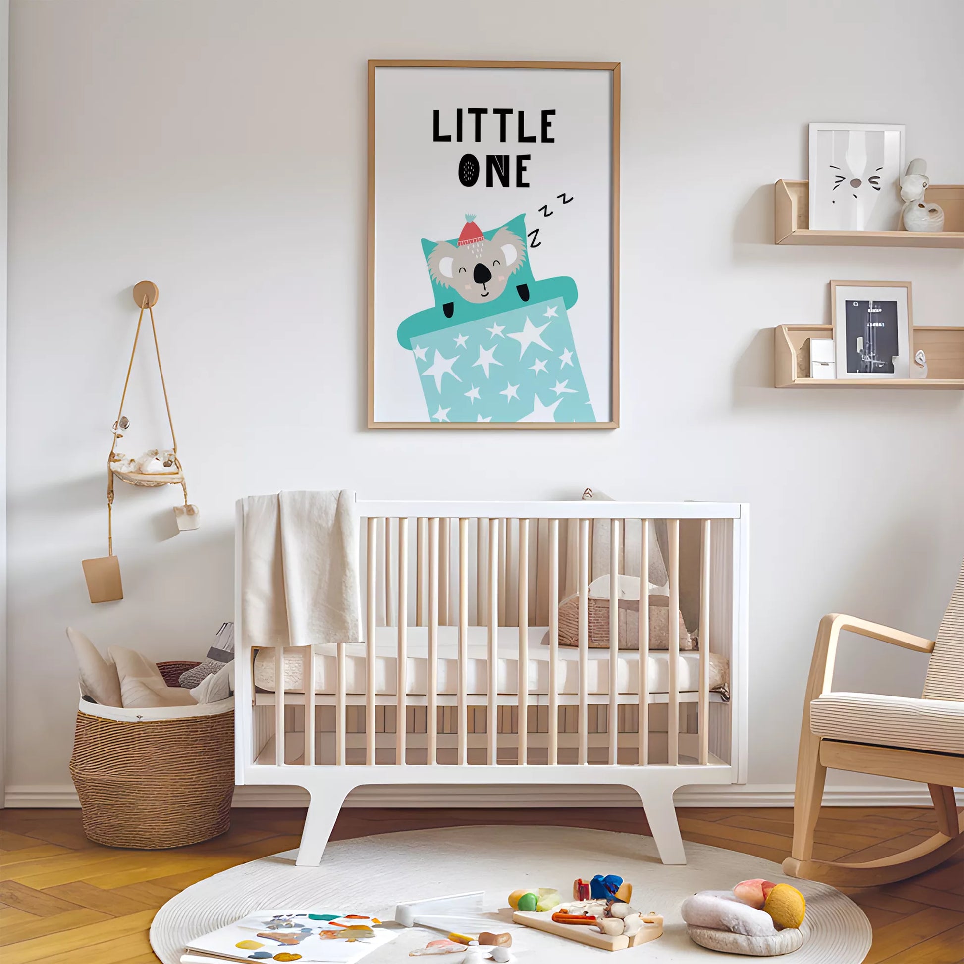 コアラデザインの北欧スタイルキッズアートポスター