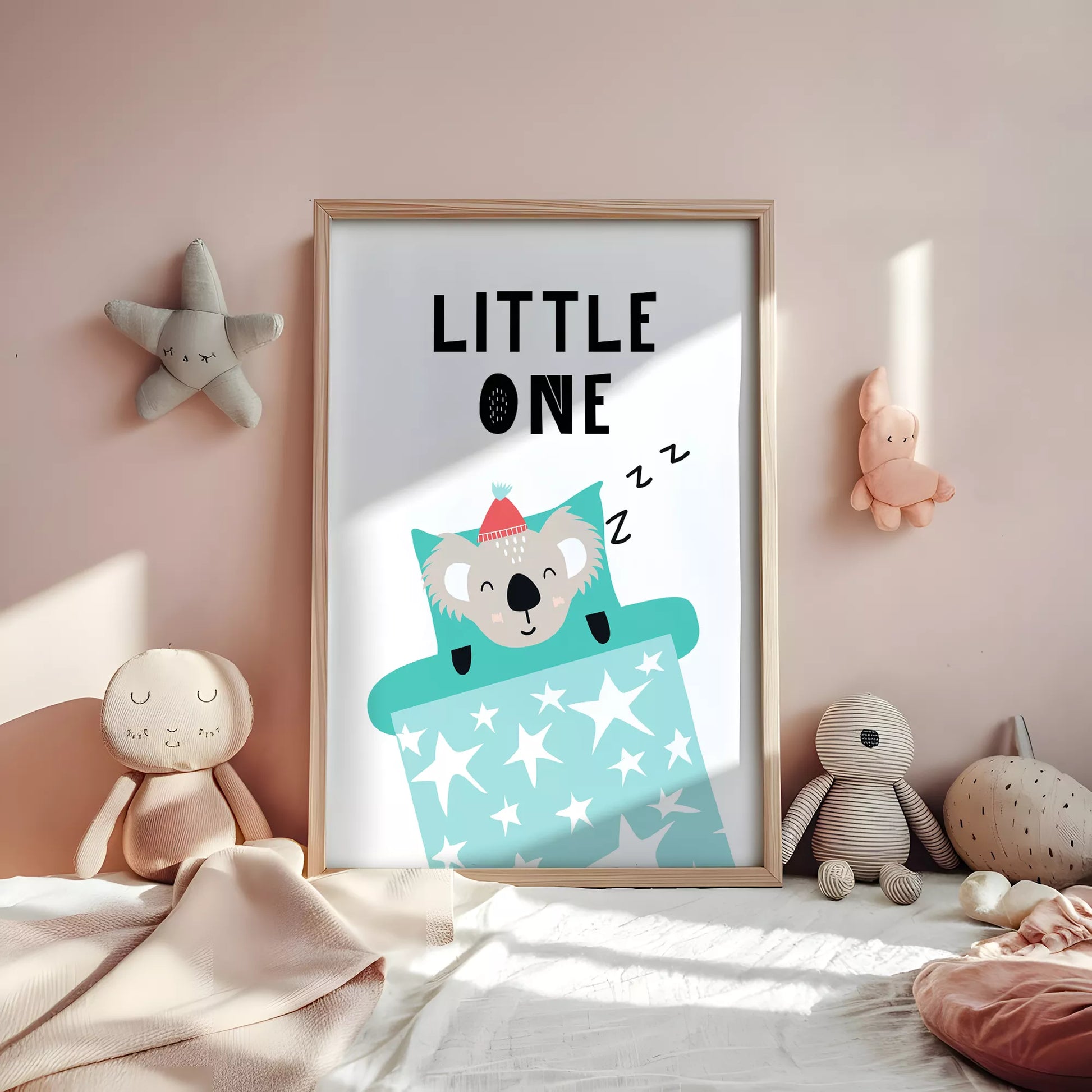 コアラデザインの北欧スタイルキッズアートポスター