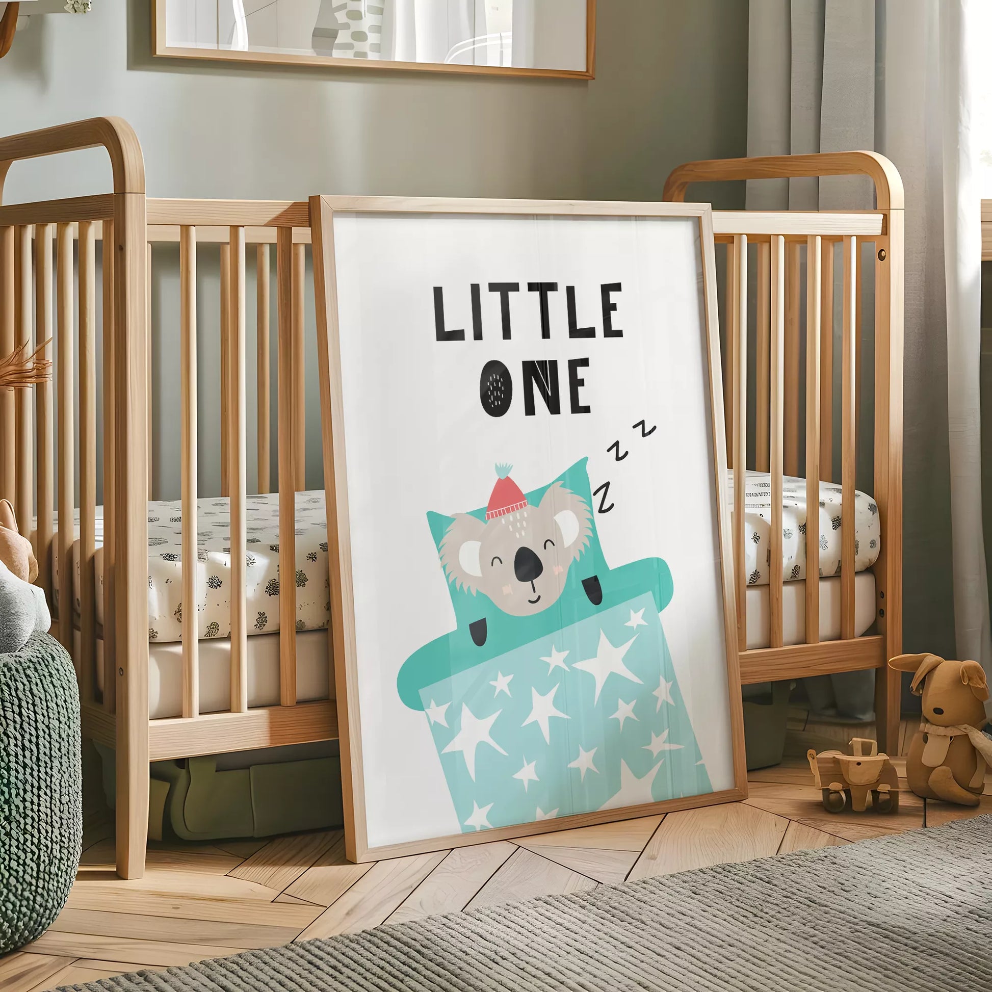 コアラデザインの北欧スタイルキッズアートポスター