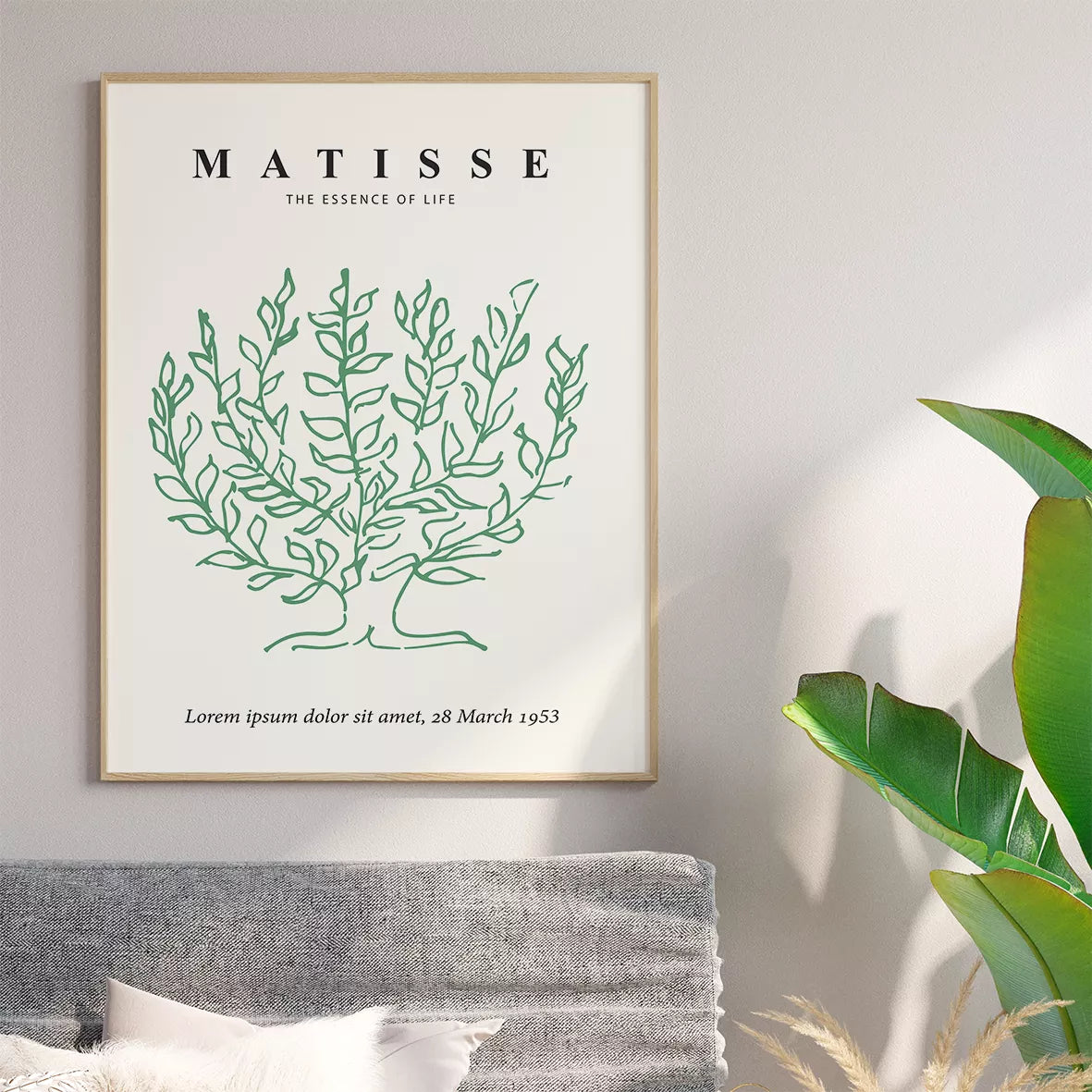 マティス展覧会ポスター3点セット グリーンリーフデザイン モダンアート