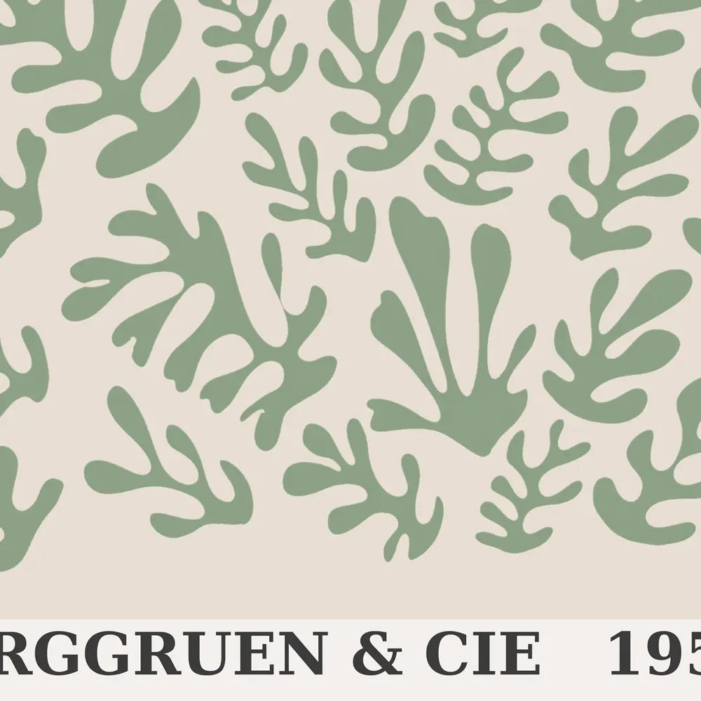 マティス風 抽象ポスター 3枚セット ベージュ セージグリーン 北欧