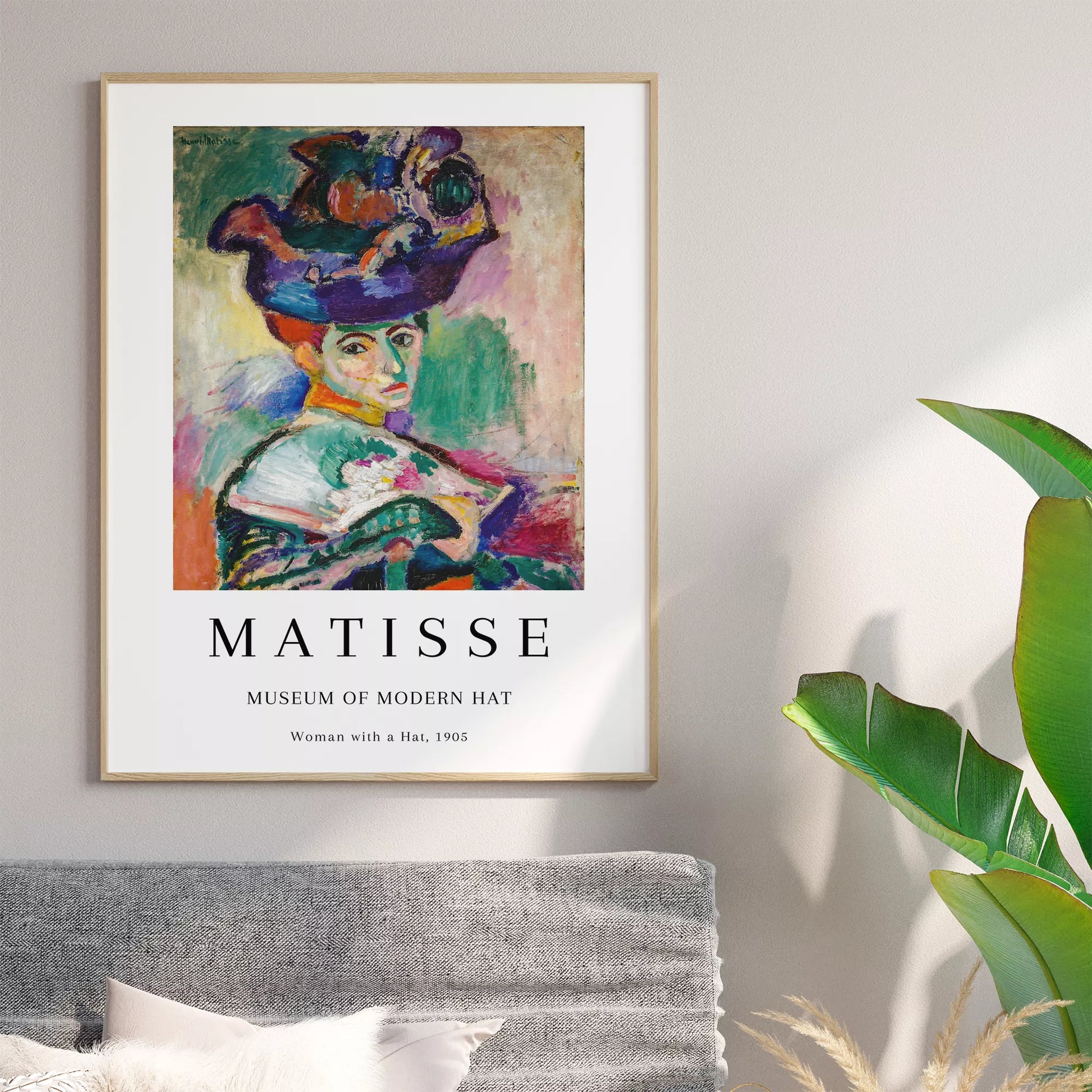 フォービズムの女性肖像画ポスター、1905年制作