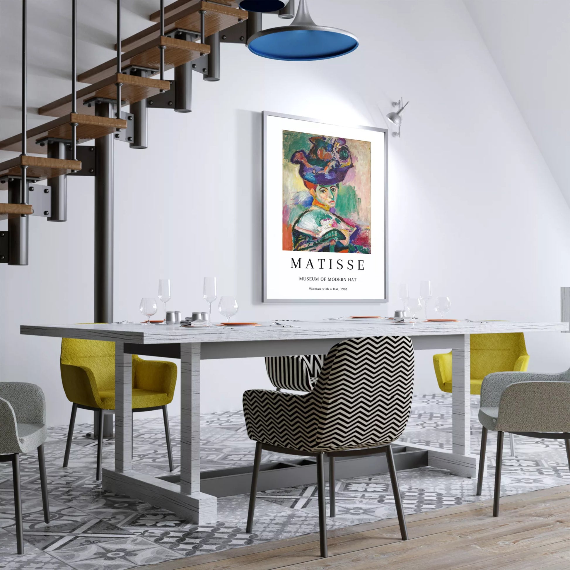 フォービズムの女性肖像画ポスター、1905年制作