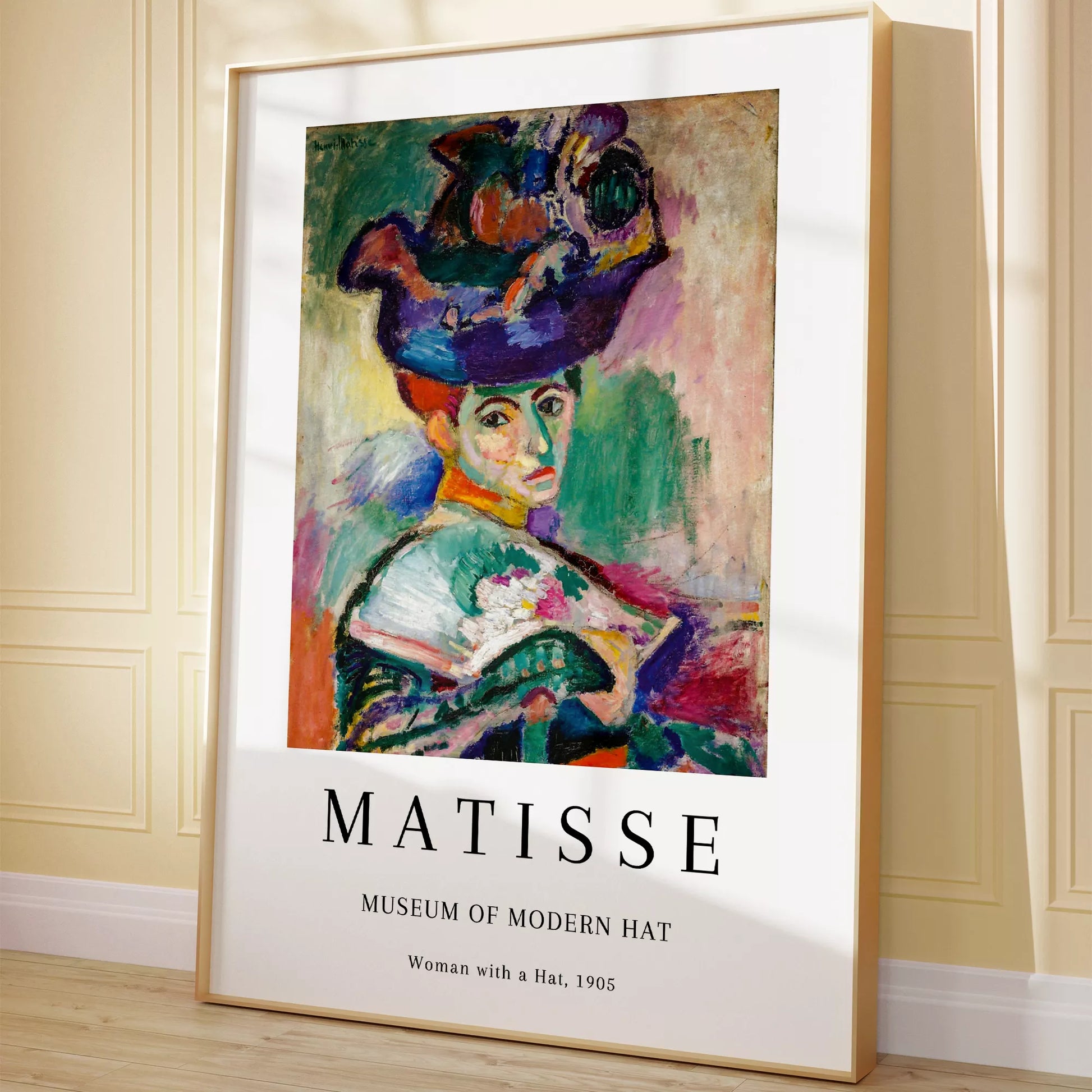 フォービズムの女性肖像画ポスター、1905年制作