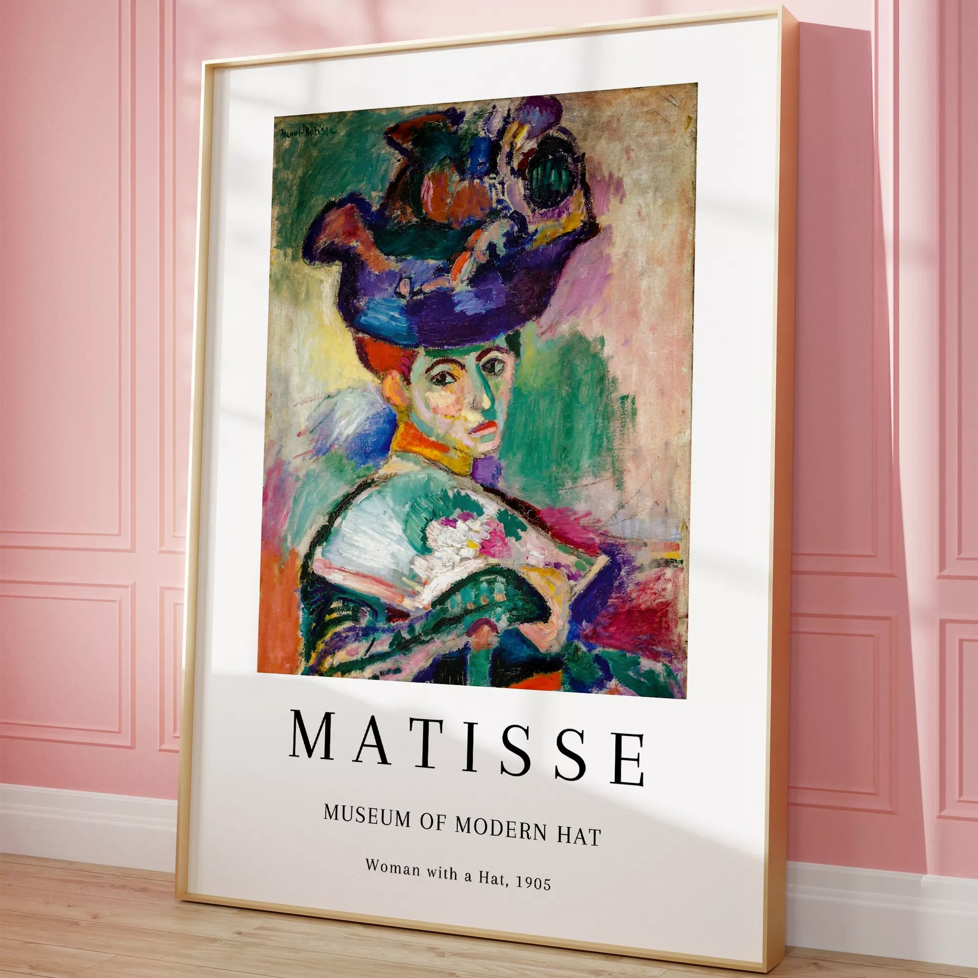 フォービズムの女性肖像画ポスター、1905年制作