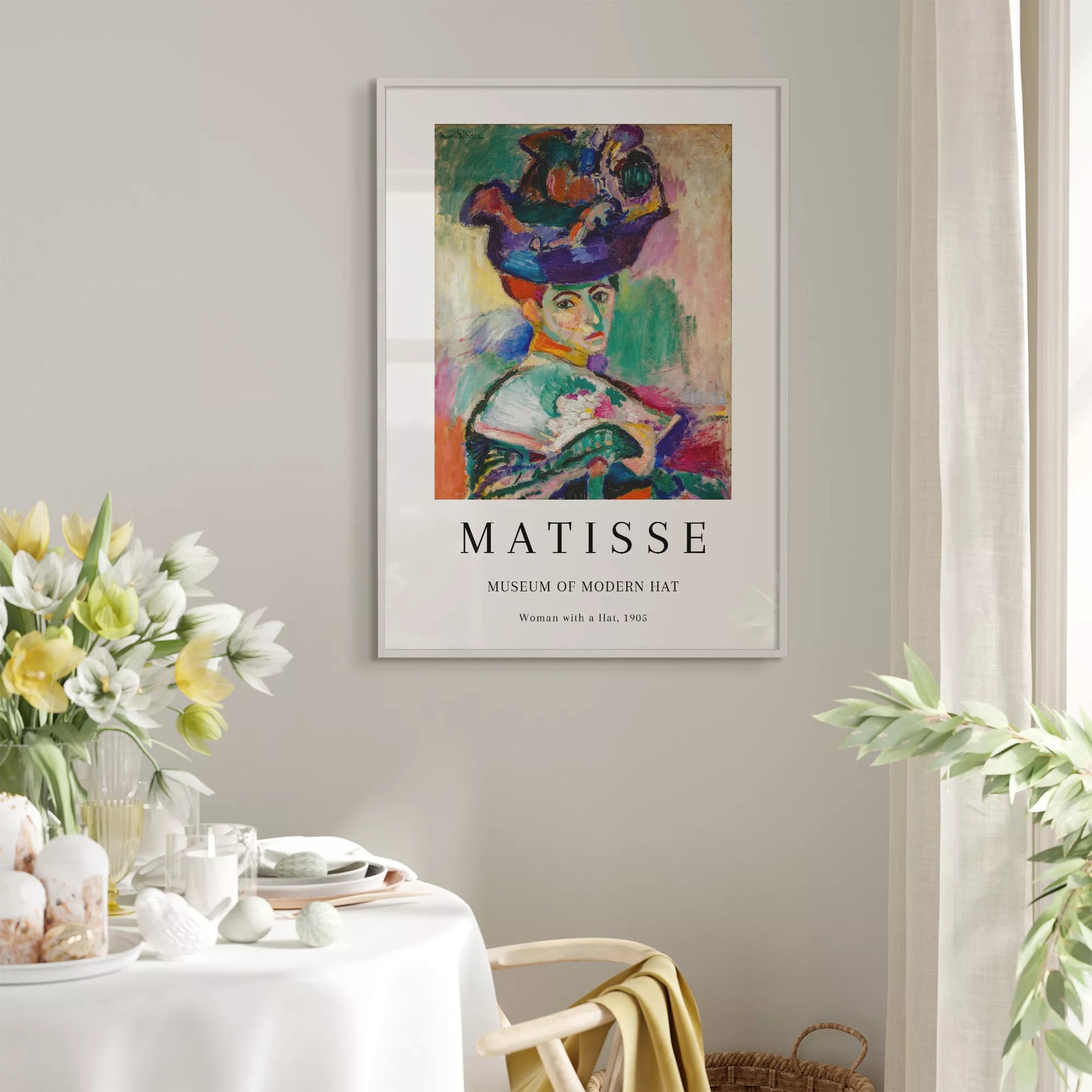 フォービズムの女性肖像画ポスター、1905年制作