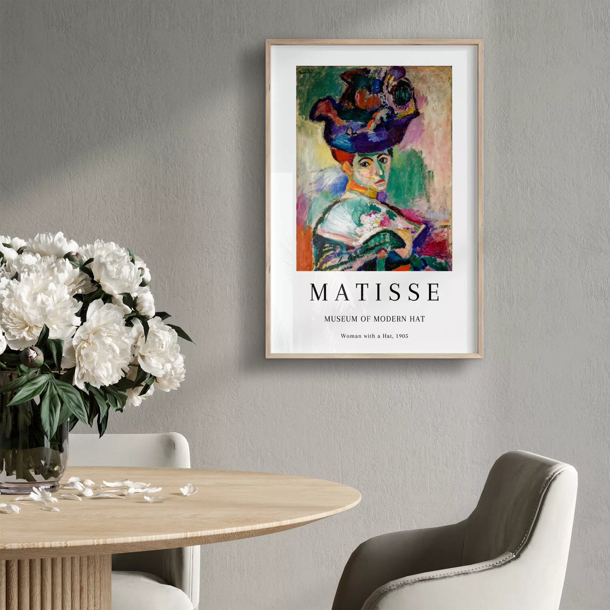 フォービズムの女性肖像画ポスター、1905年制作