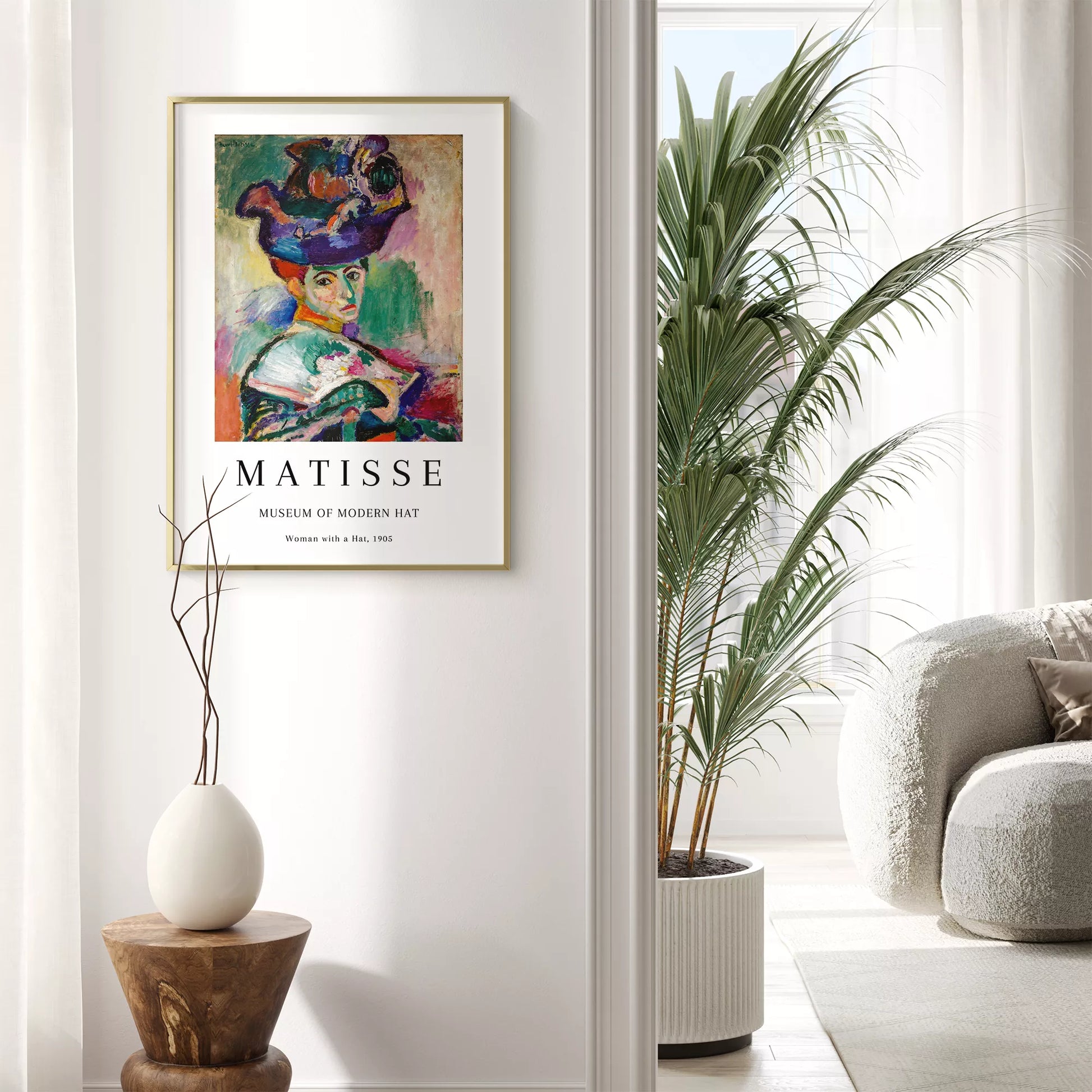 フォービズムの女性肖像画ポスター、1905年制作