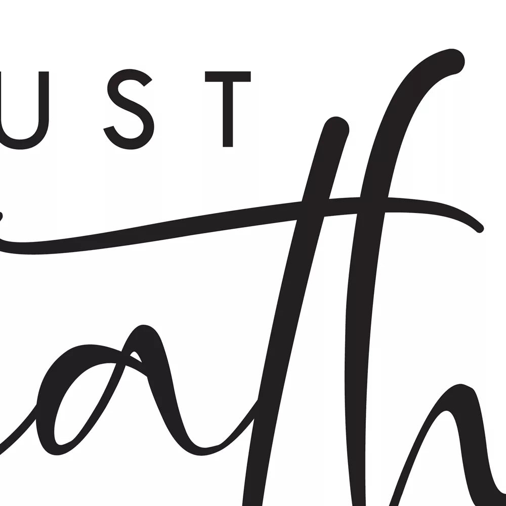 ブラウンとホワイトの花柄アートと癒しのメッセージポスター3枚セット