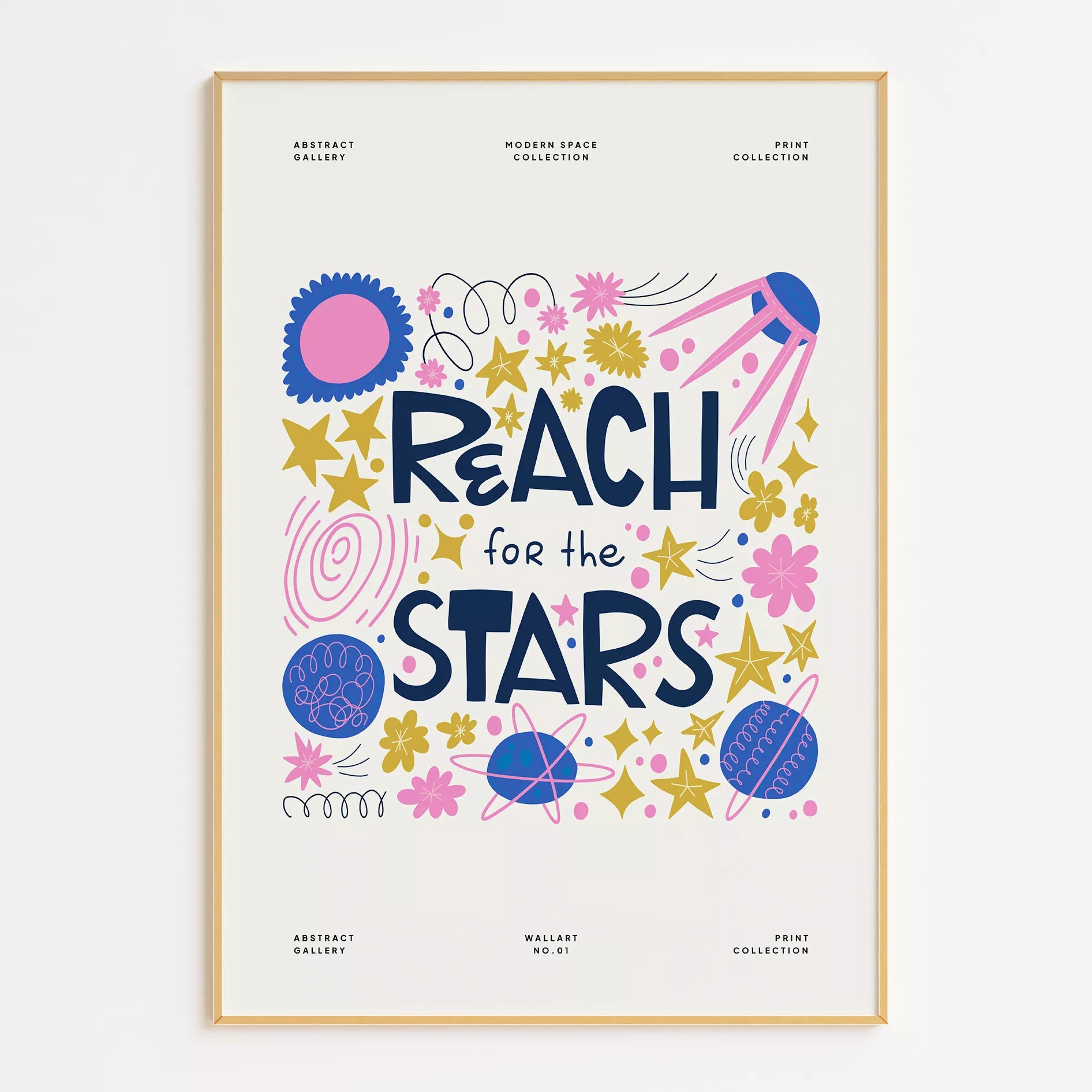 REACH for the STARSメッセージポスター (REACH for the STARS Message Poster)