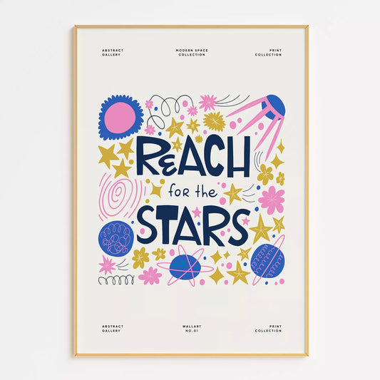 REACH for the STARSメッセージポスター (REACH for the STARS Message Poster)