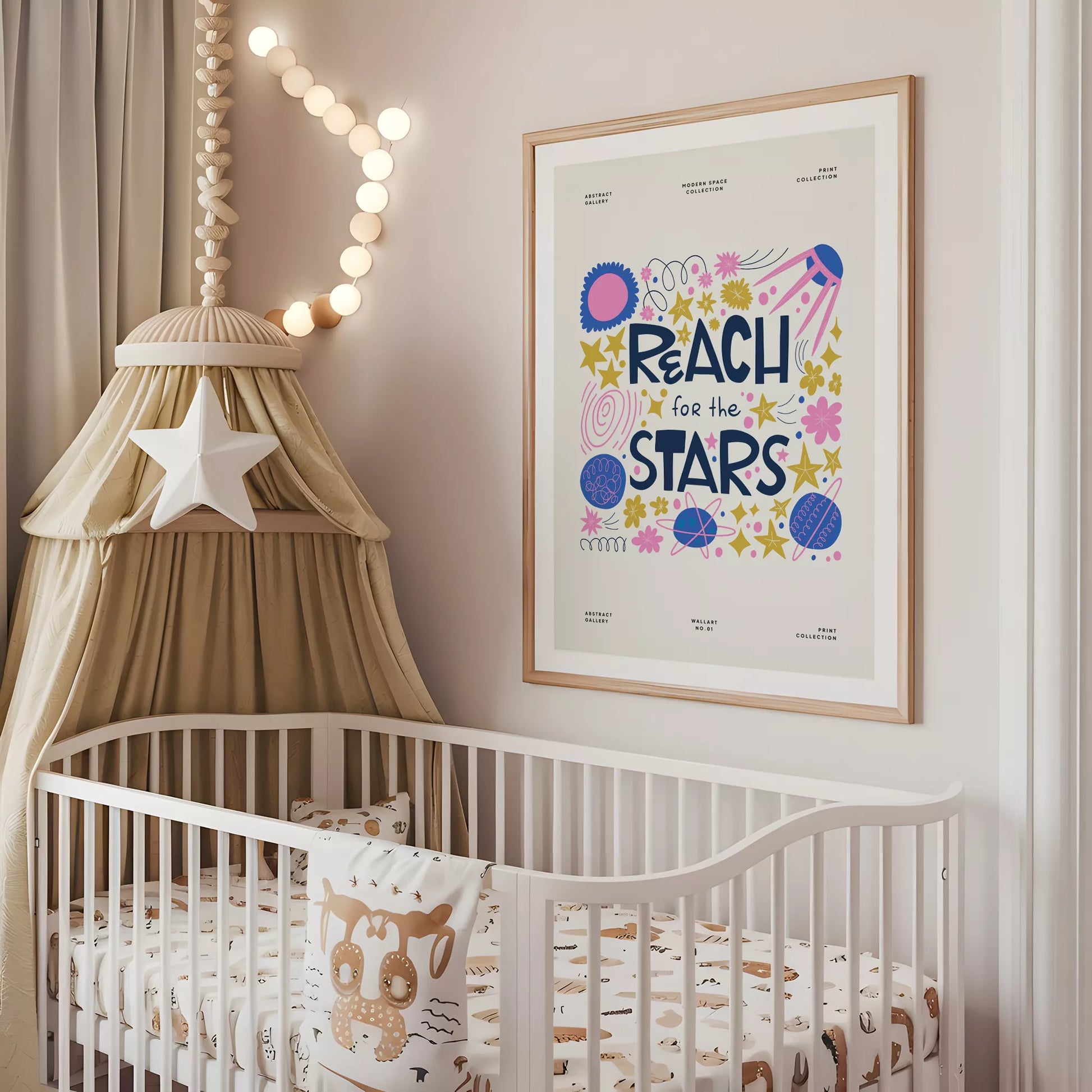 REACH for the STARSメッセージポスター (REACH for the STARS Message Poster)