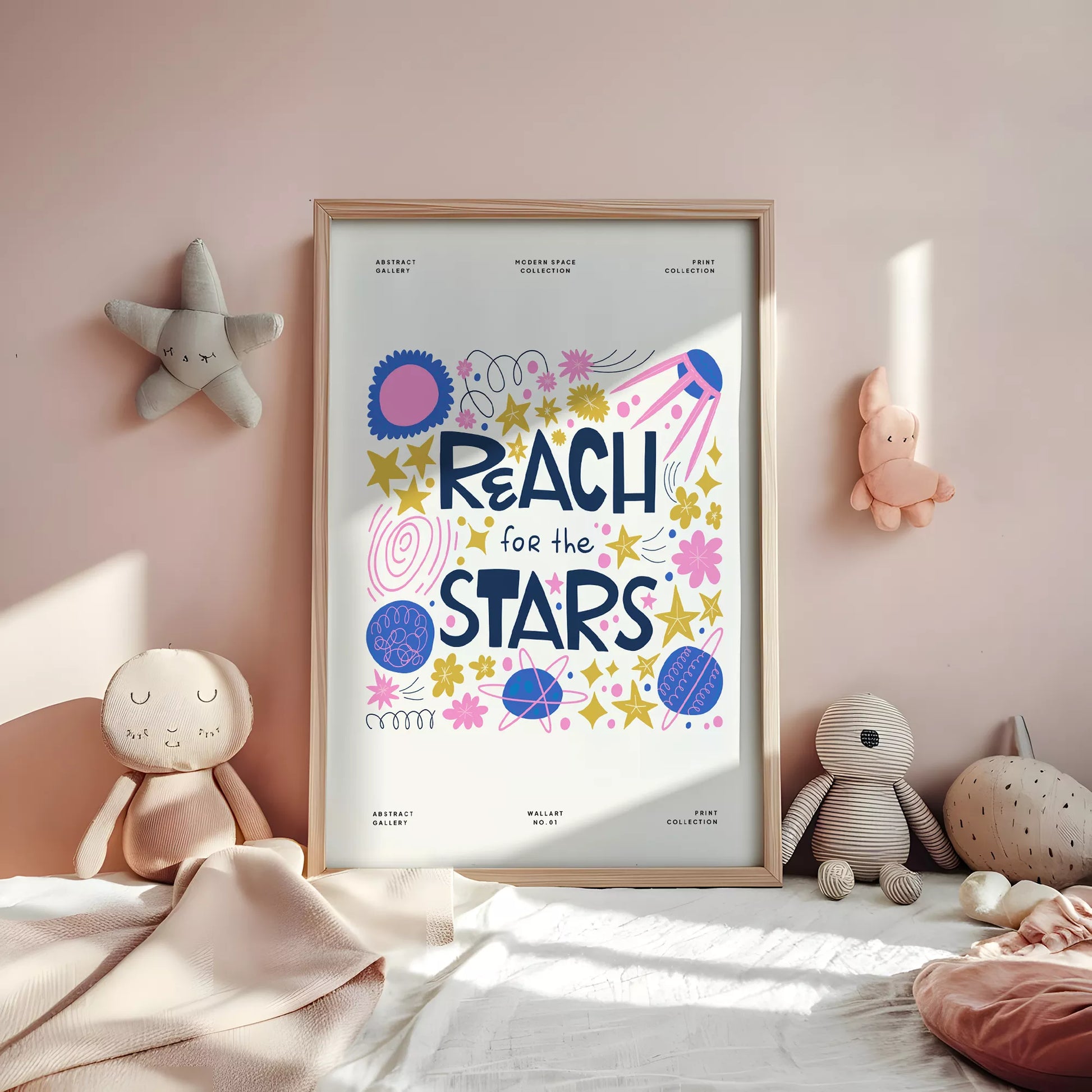 REACH for the STARSメッセージポスター (REACH for the STARS Message Poster)