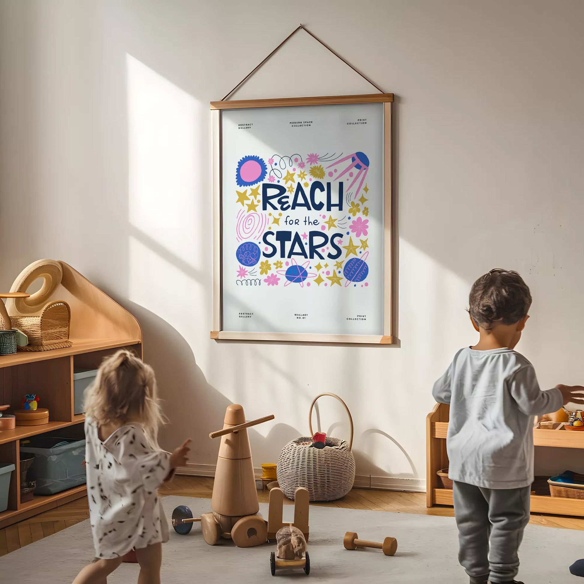 REACH for the STARSメッセージポスター (REACH for the STARS Message Poster)