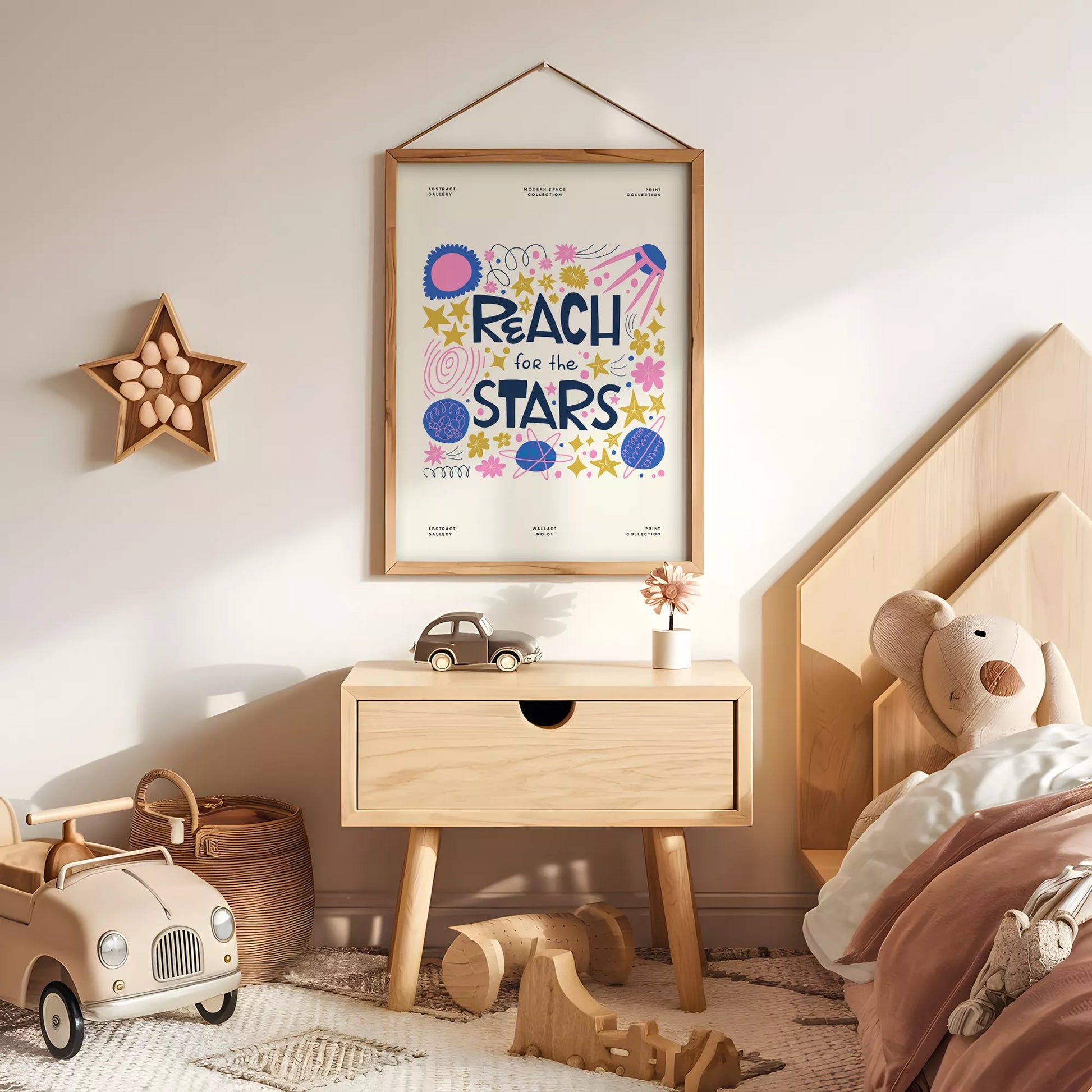 REACH for the STARSメッセージポスター (REACH for the STARS Message Poster)