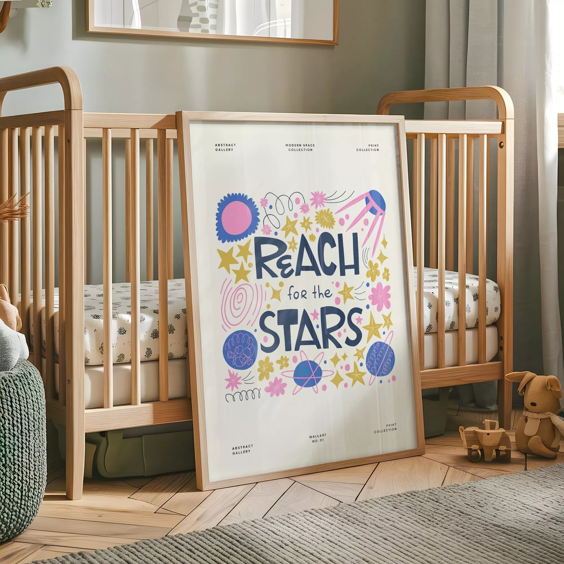 REACH for the STARSメッセージポスター (REACH for the STARS Message Poster)