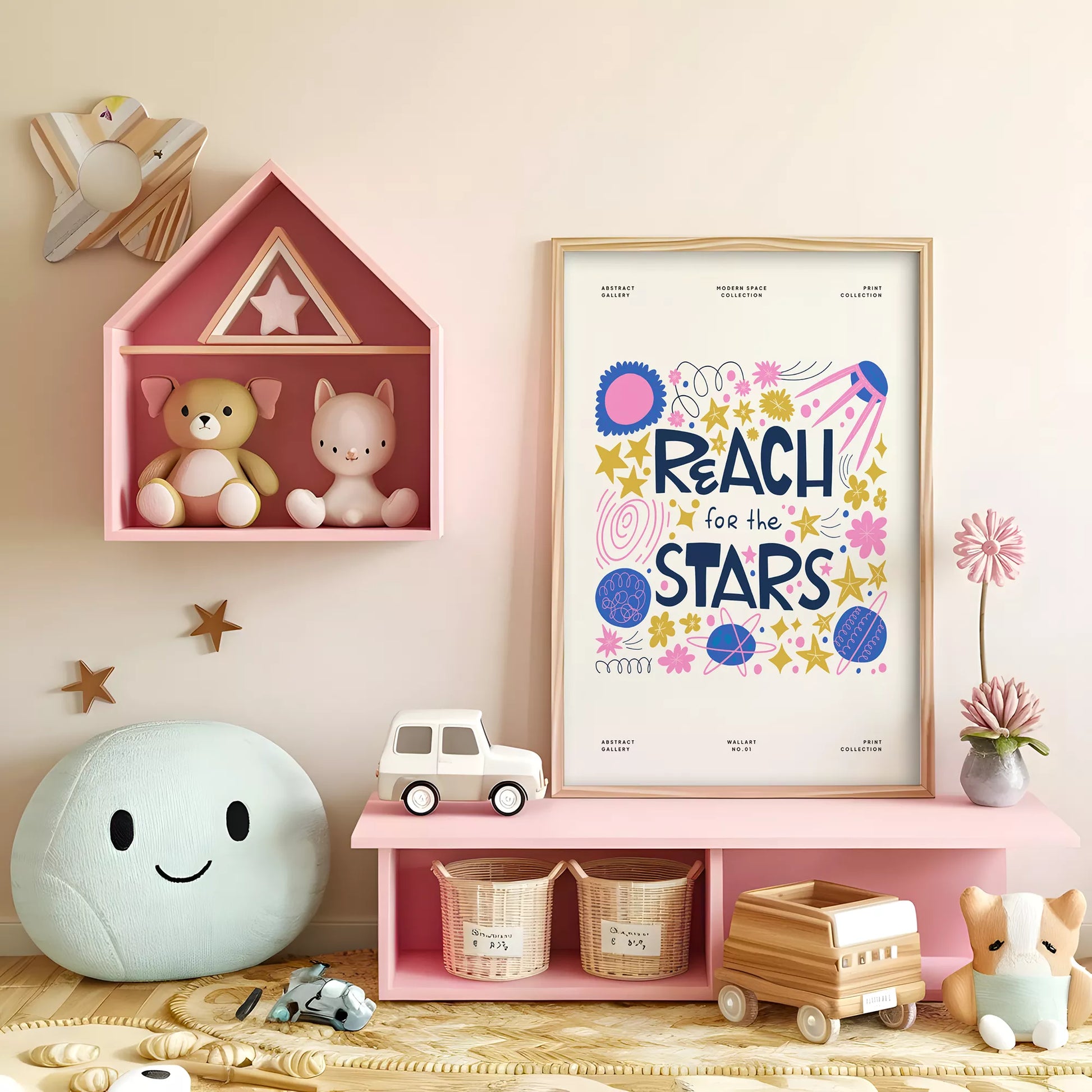 REACH for the STARSメッセージポスター (REACH for the STARS Message Poster)