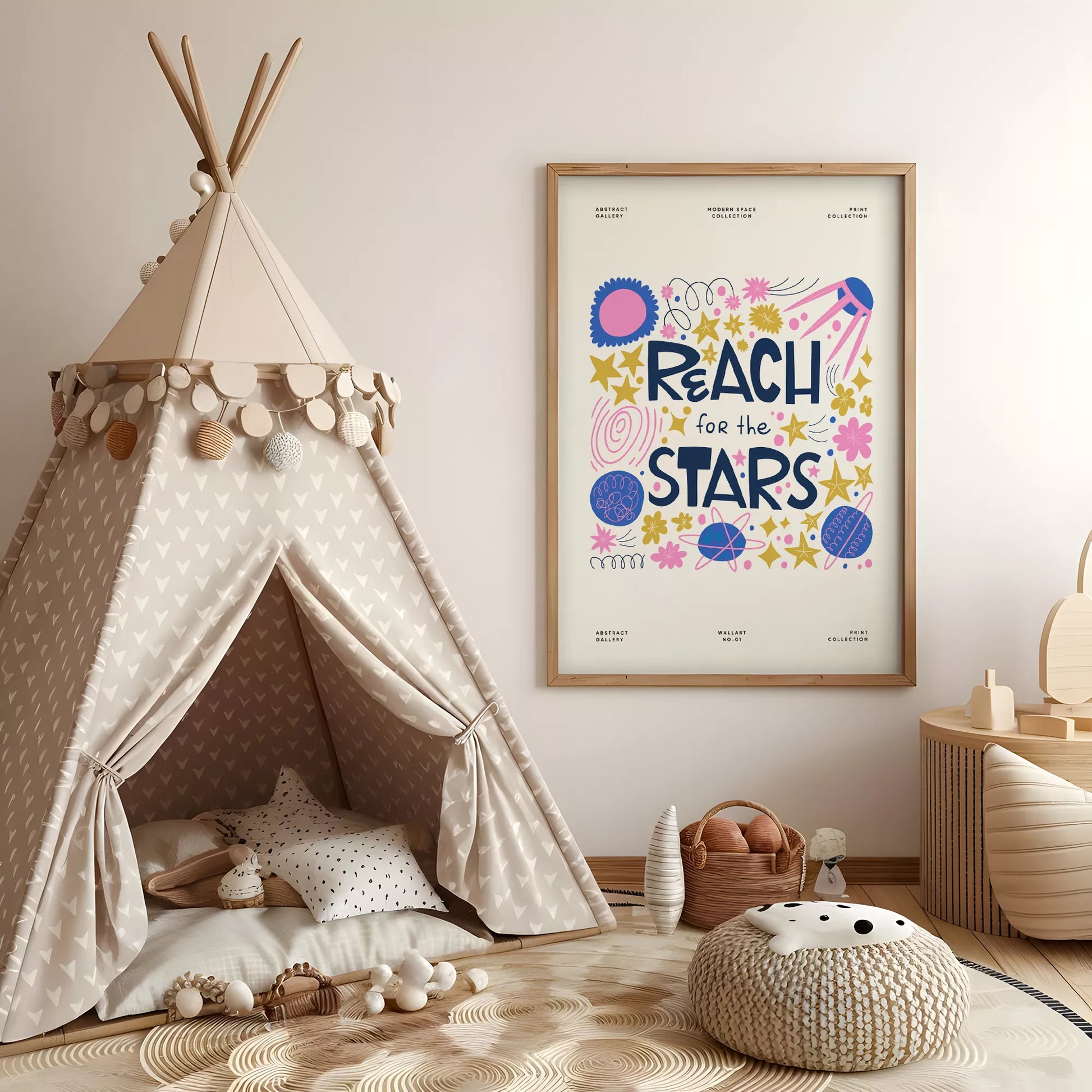 REACH for the STARSメッセージポスター (REACH for the STARS Message Poster)