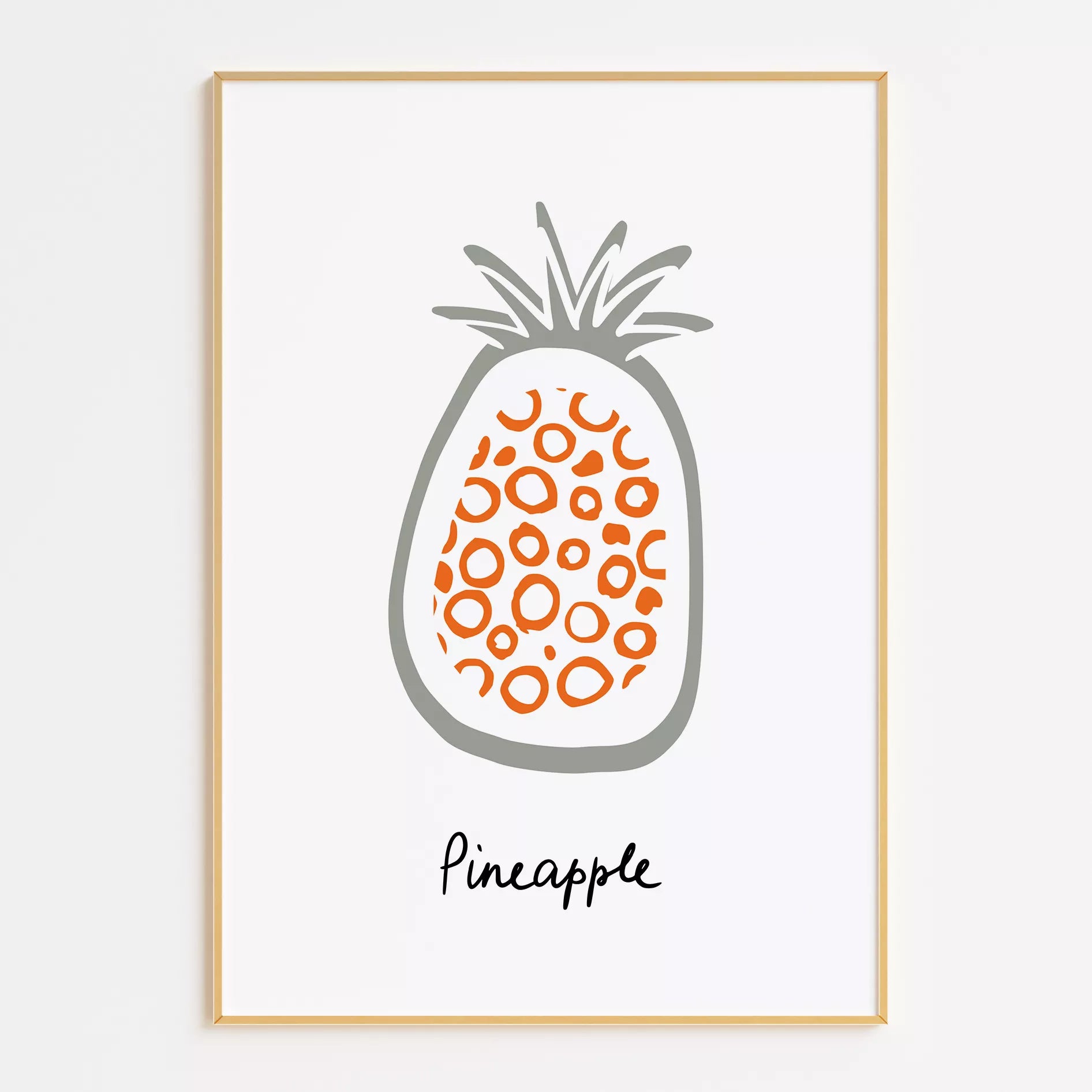 北欧モダンフルーツデザインのアートポスター 壁掛け装飾