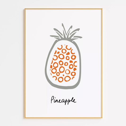 北欧モダンフルーツデザインのアートポスター 壁掛け装飾