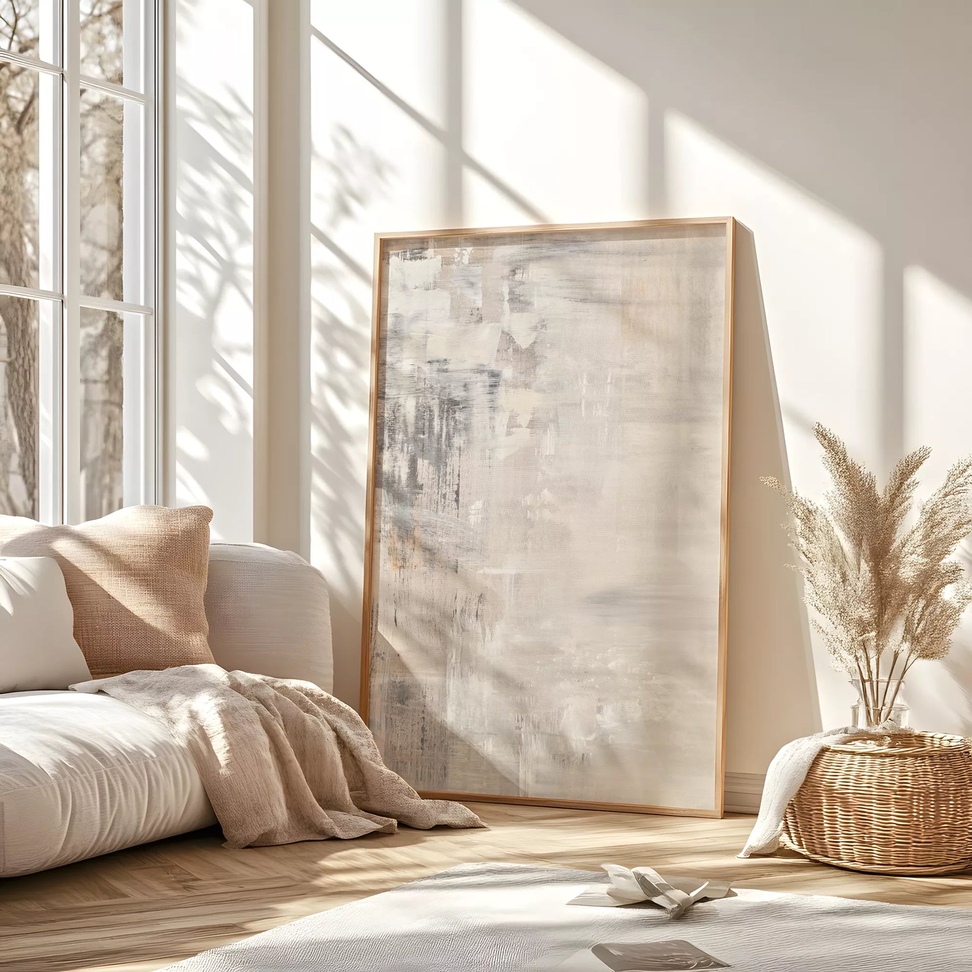 抽象画北欧モダンニュートラルカラー壁掛け