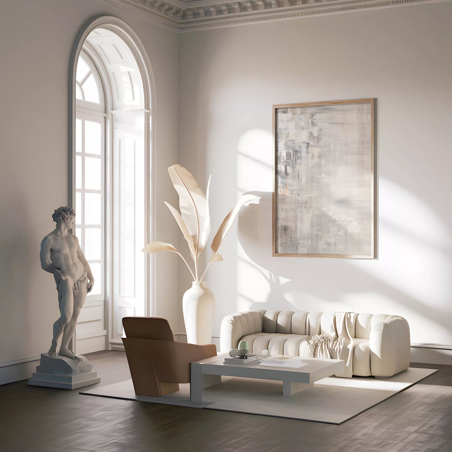 抽象画北欧モダンニュートラルカラー壁掛け