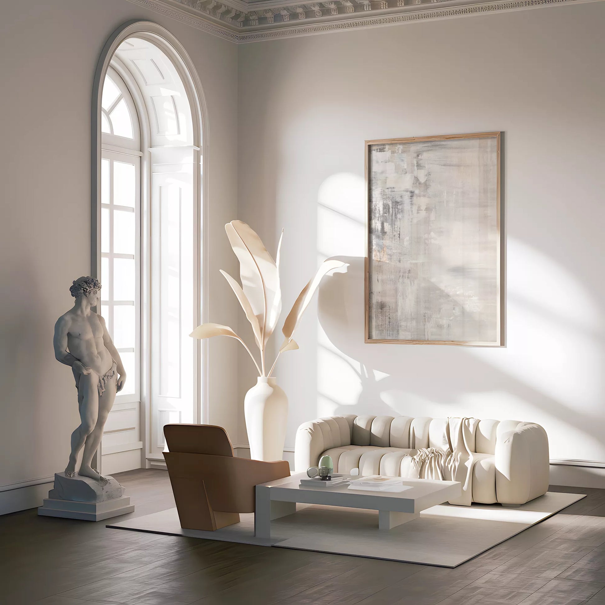 抽象画北欧モダンニュートラルカラー壁掛け