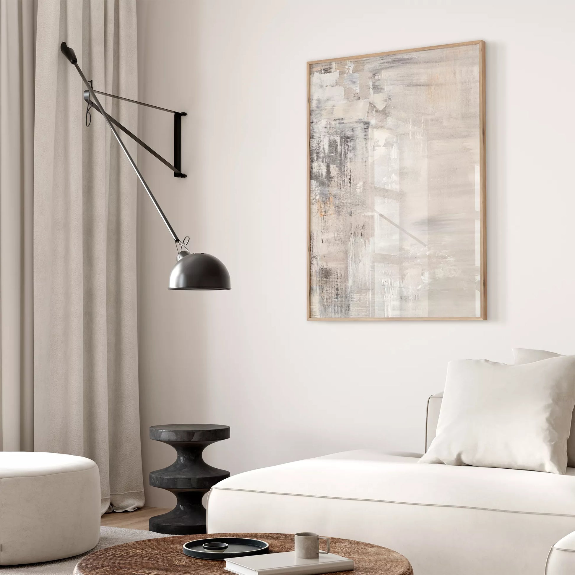 抽象画北欧モダンニュートラルカラー壁掛け