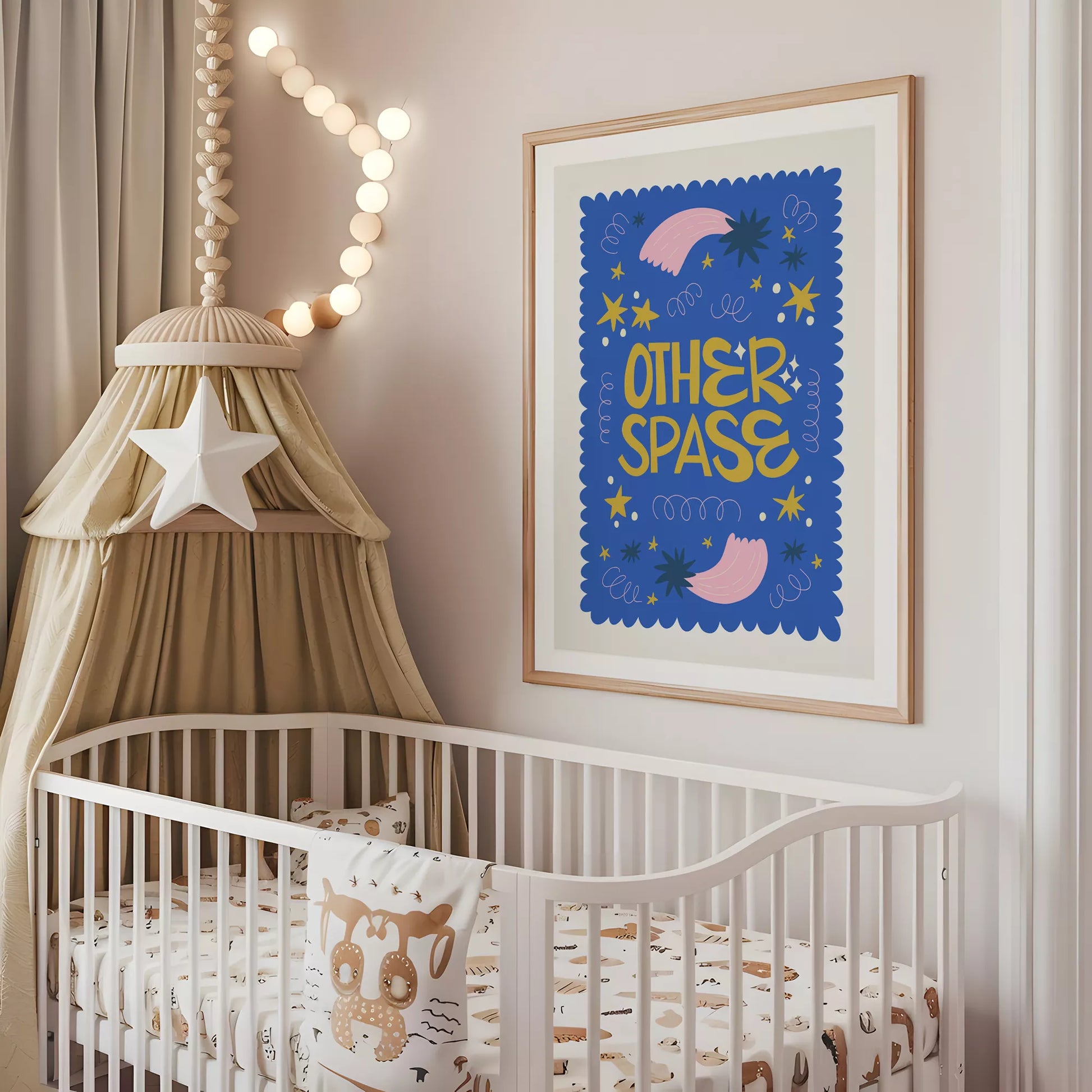 OTHER SPACE宇宙惑星星座キッズポスター 子供部屋壁装飾