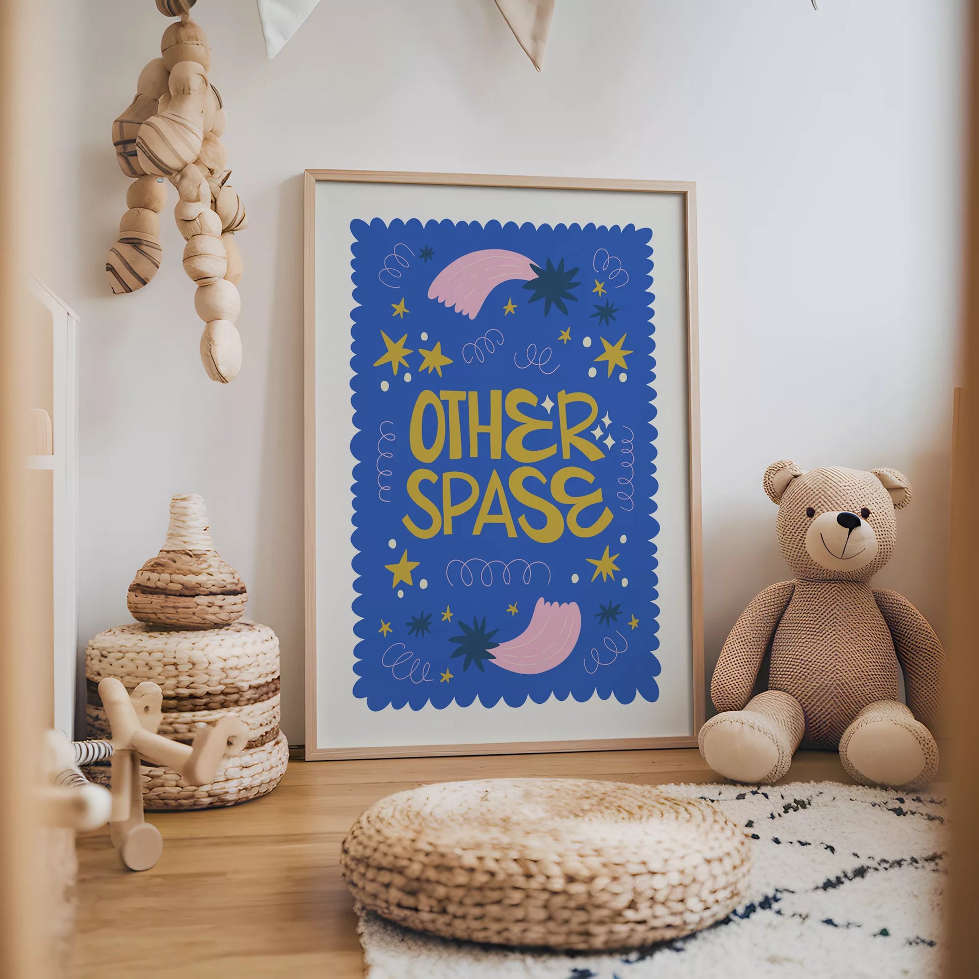 OTHER SPACE宇宙惑星星座キッズポスター 子供部屋壁装飾