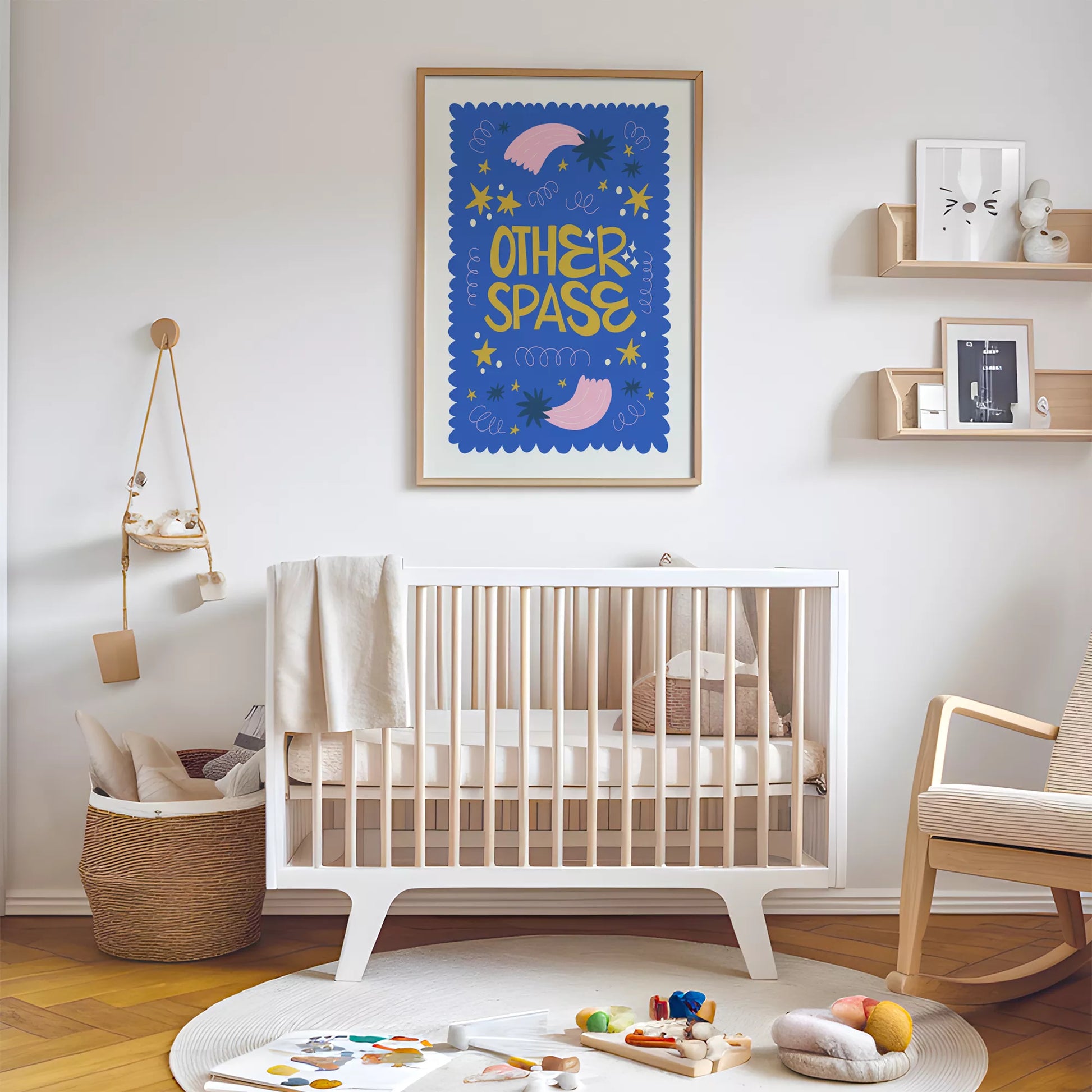 OTHER SPACE宇宙惑星星座キッズポスター 子供部屋壁装飾