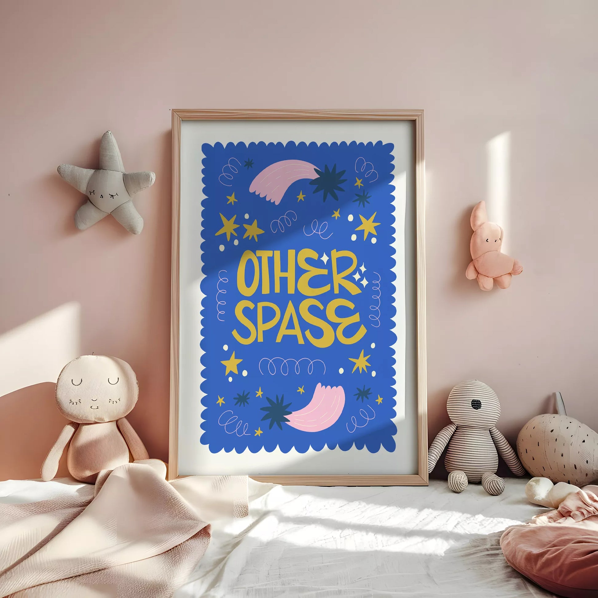 OTHER SPACE宇宙惑星星座キッズポスター 子供部屋壁装飾