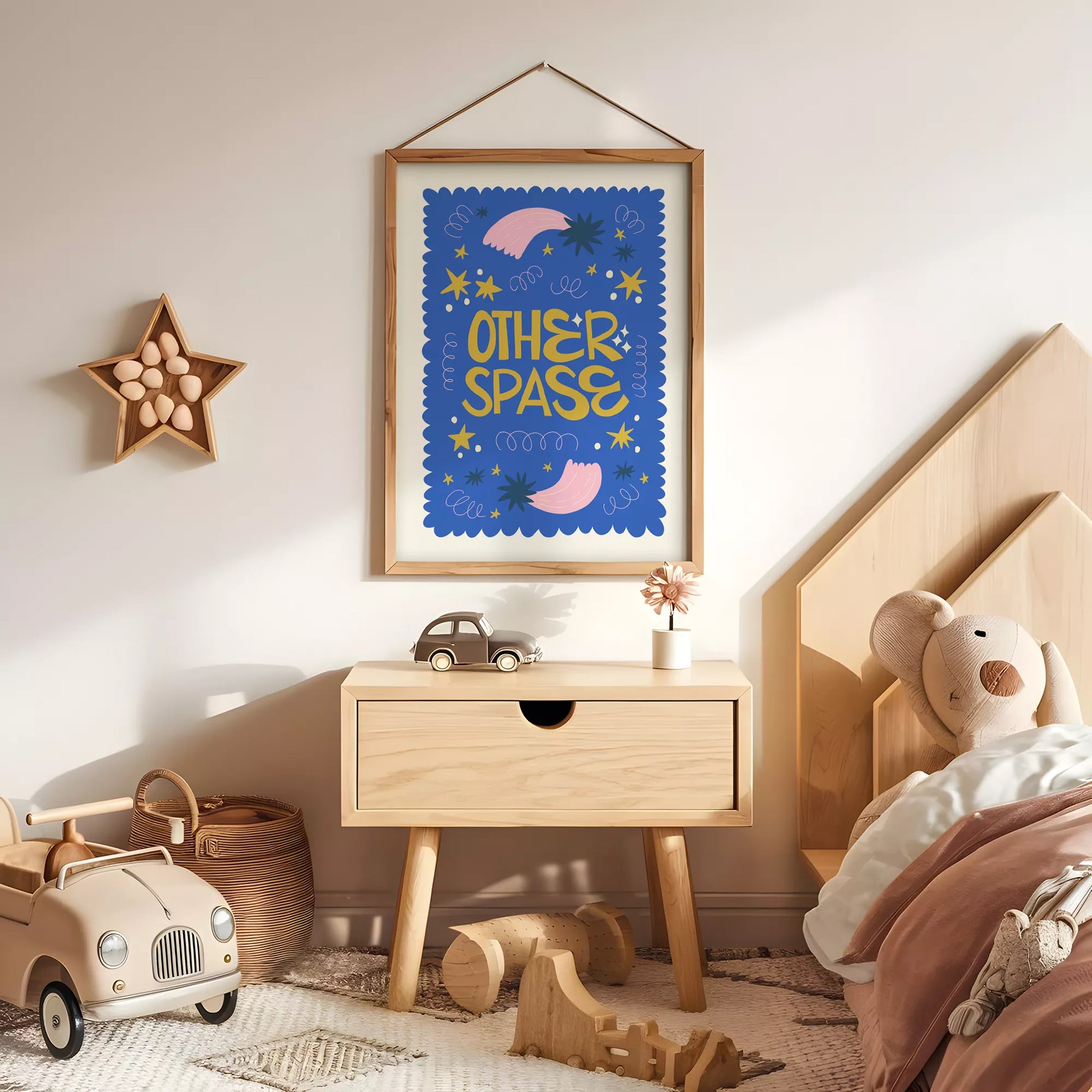 OTHER SPACE宇宙惑星星座キッズポスター 子供部屋壁装飾