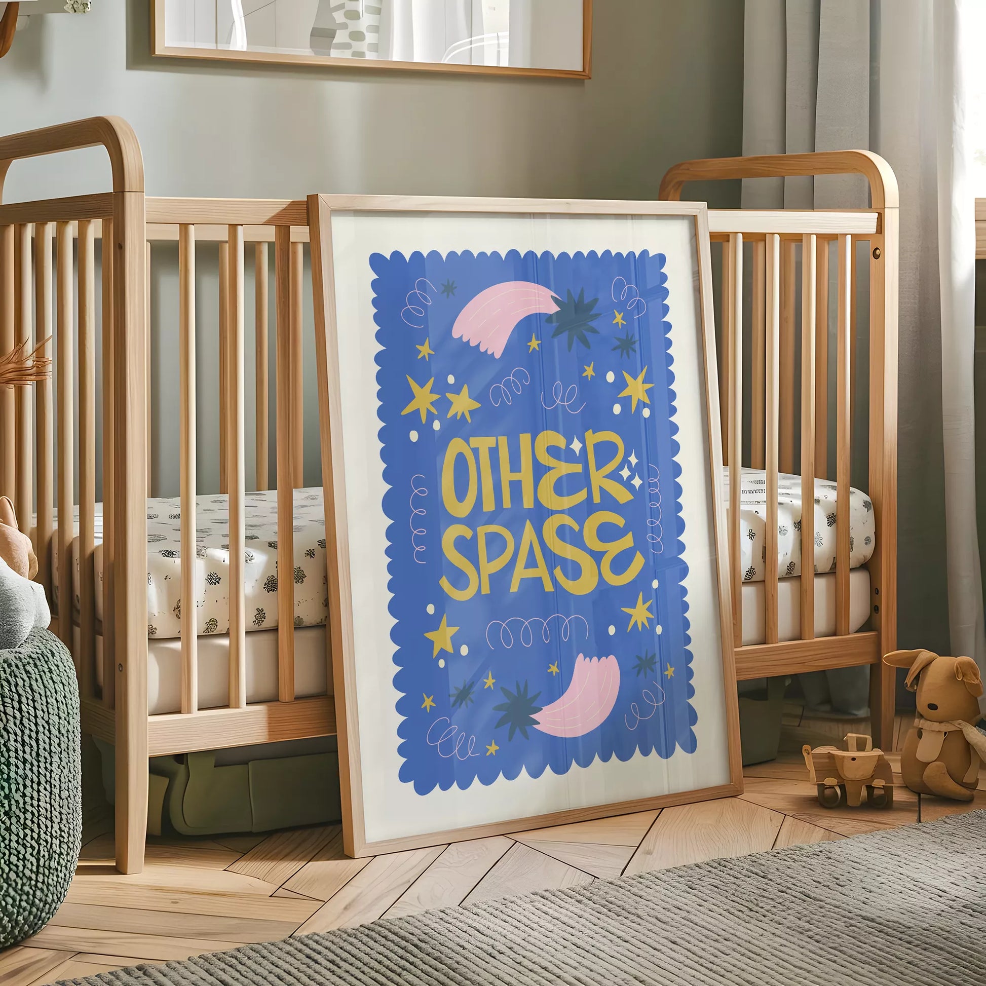 OTHER SPACE宇宙惑星星座キッズポスター 子供部屋壁装飾