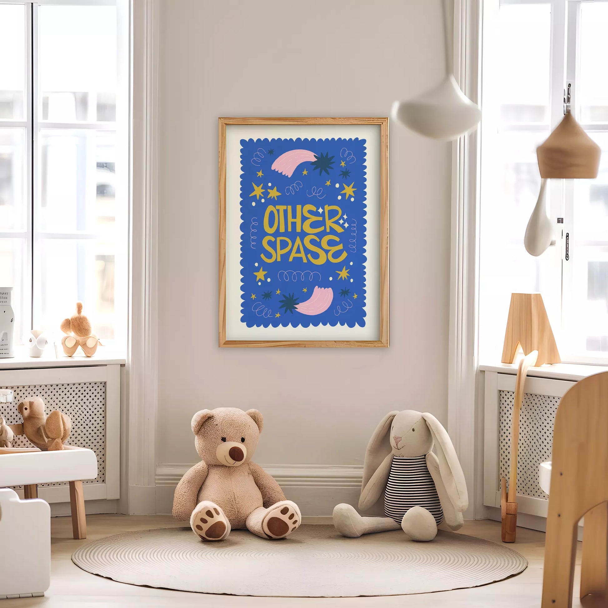 OTHER SPACE宇宙惑星星座キッズポスター 子供部屋壁装飾