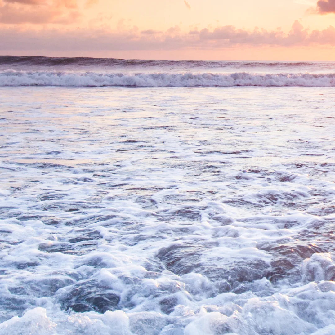 アートポスター 海景サンセット オーシャンウェーブ 波打ち際の癒し系アート