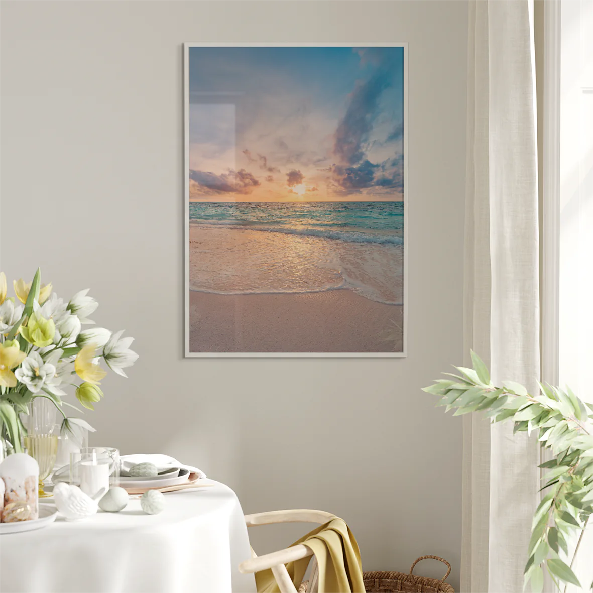 アートポスター 海 ビーチ トロピカル 風景ポスター モダンインテリア