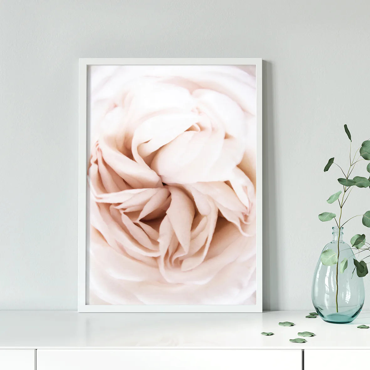 Textured pink petal art, offering a tranquil and romantic atmosphere