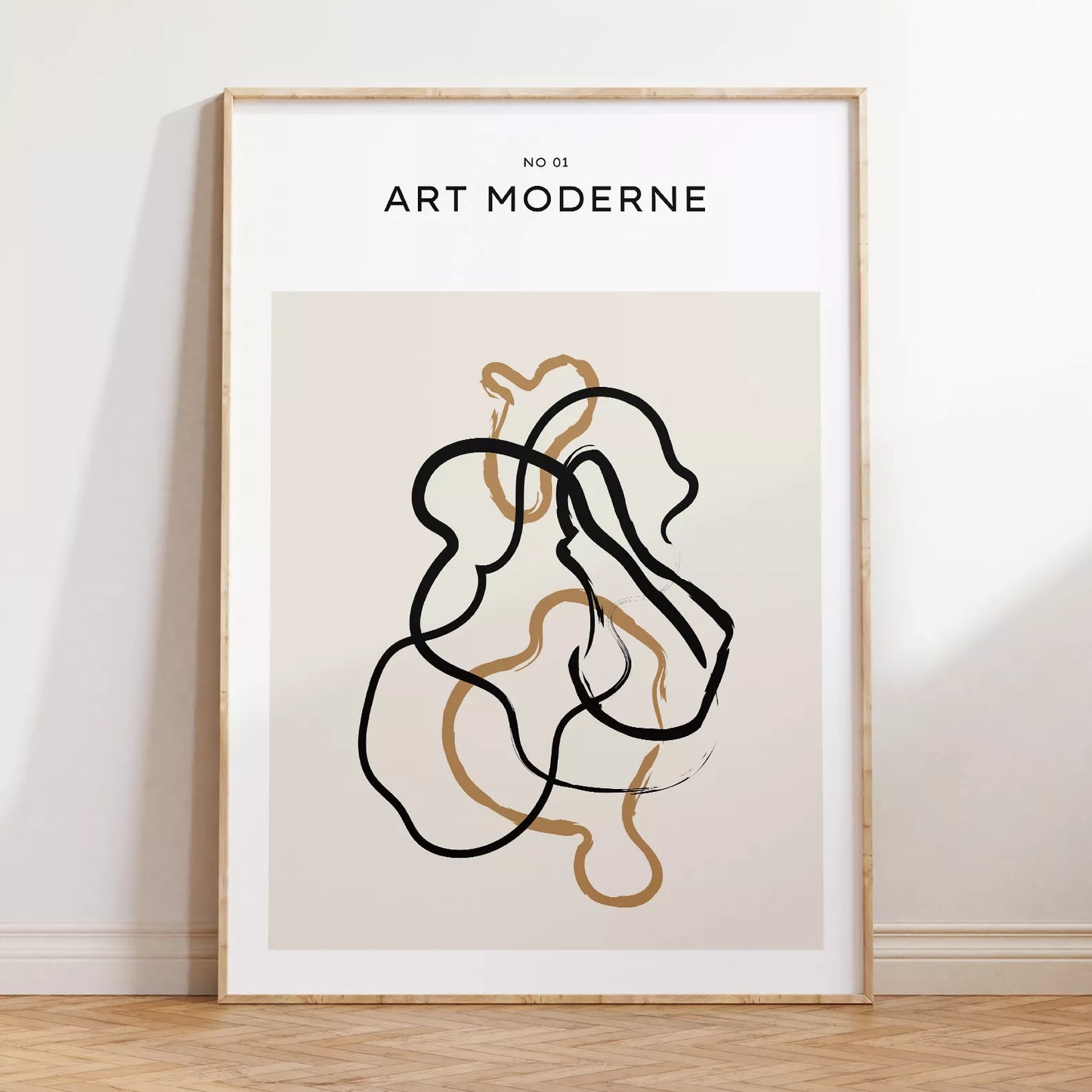 北欧ミニマリスト花瓶ボタニカルアートポスター ベージュ ボヘミアン ジャパンディ