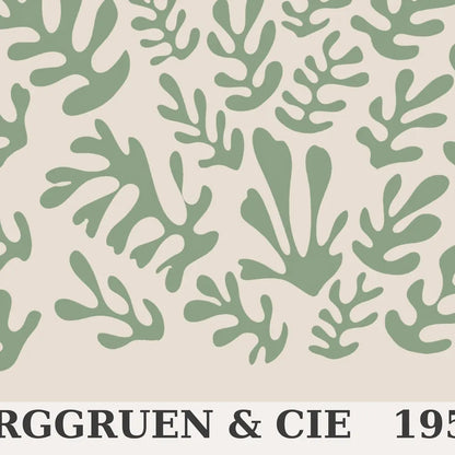 マティス風 抽象ポスター 3枚セット ベージュ セージグリーン 北欧