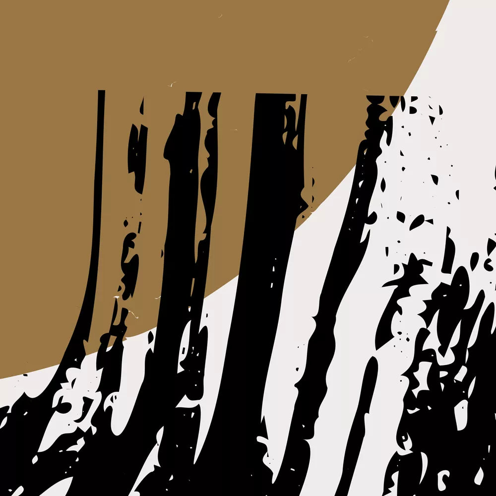 抽象ブラックゴールドの高級感あるアートポスター 北欧モダンインテリア 3枚セット