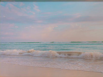 アートポスター 海ピンク ブルー グラデーション 癒し 北欧